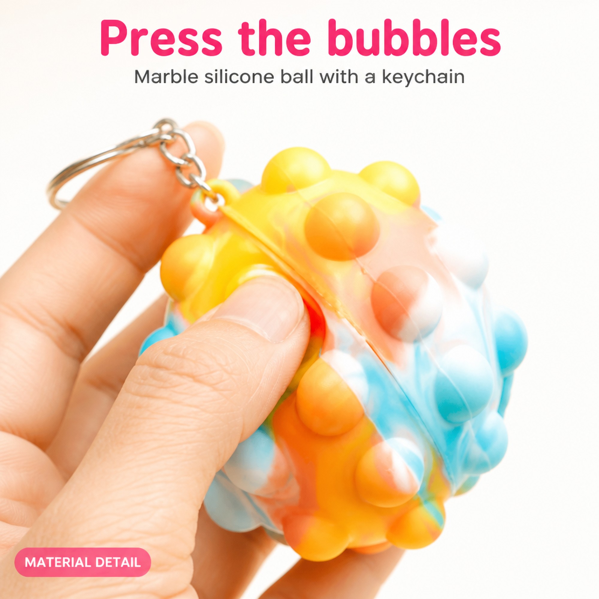 Bubble Pop Keychain bubble press