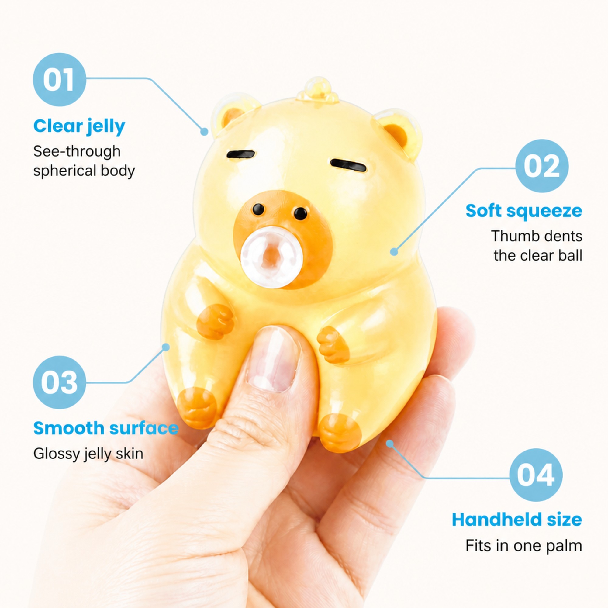 Clear Jelly Ball features