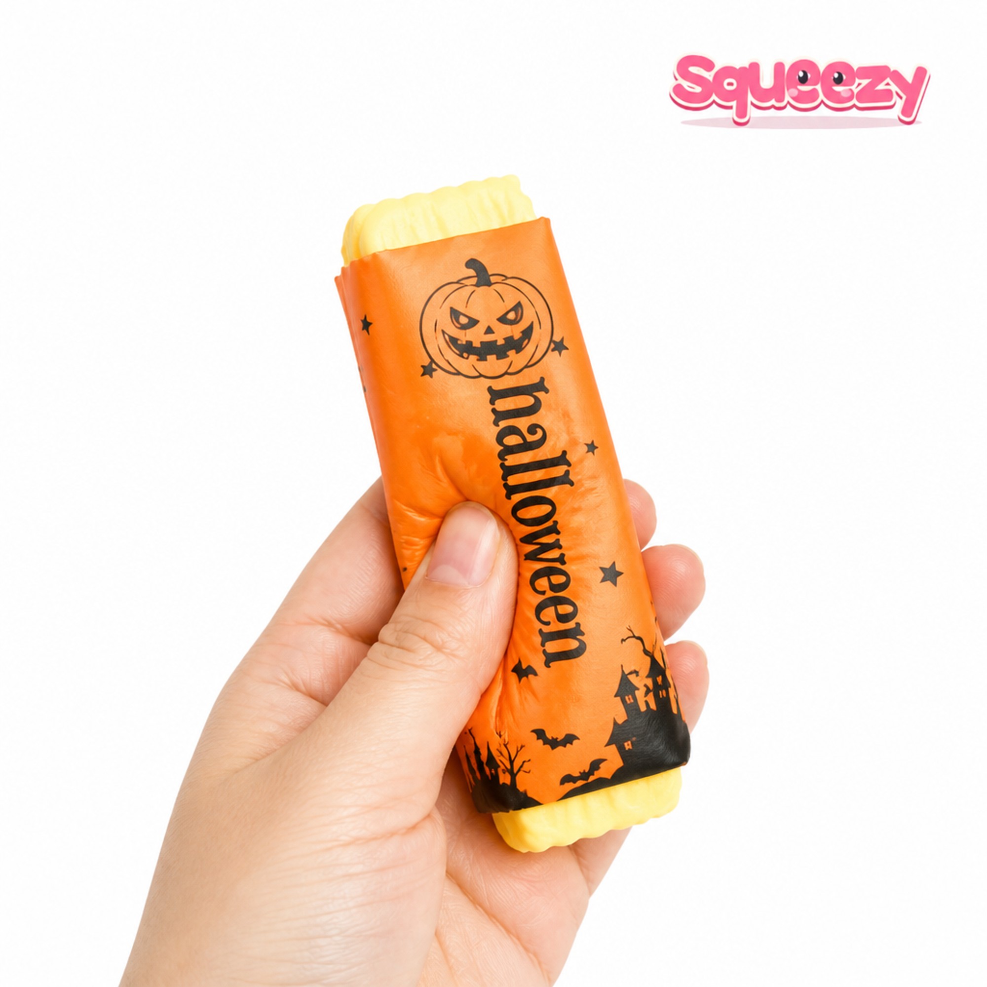 Halloween Butter Stick being squeezed