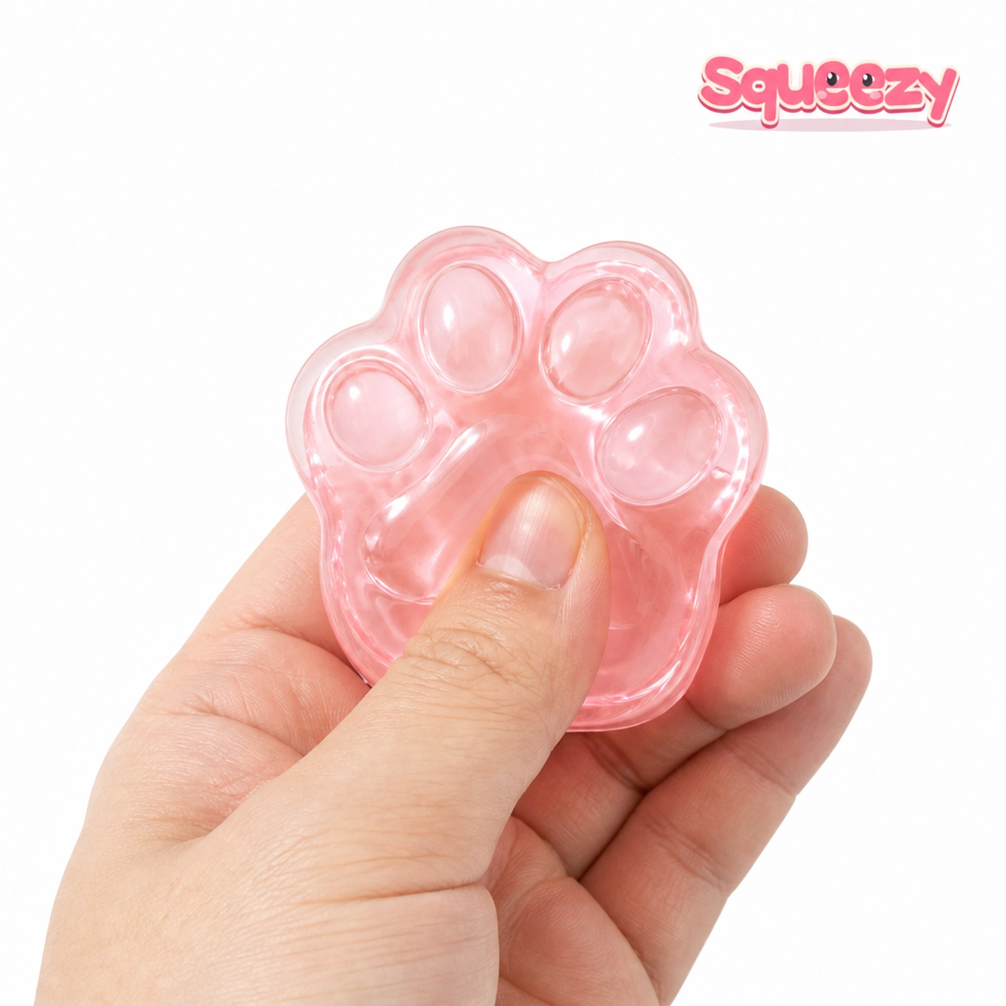 Ice Cat Paw being squeezed