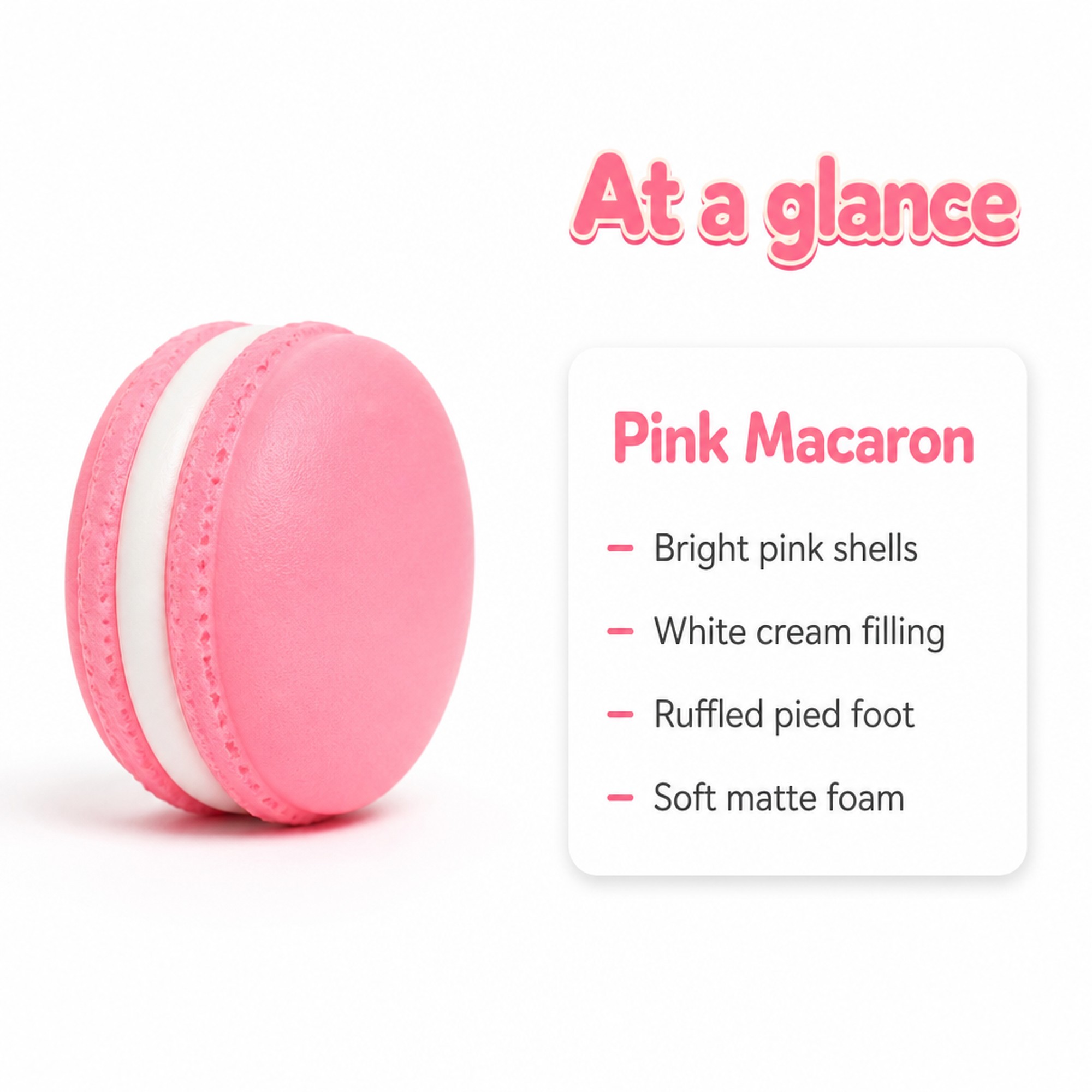 Pink Macaron at a glance
