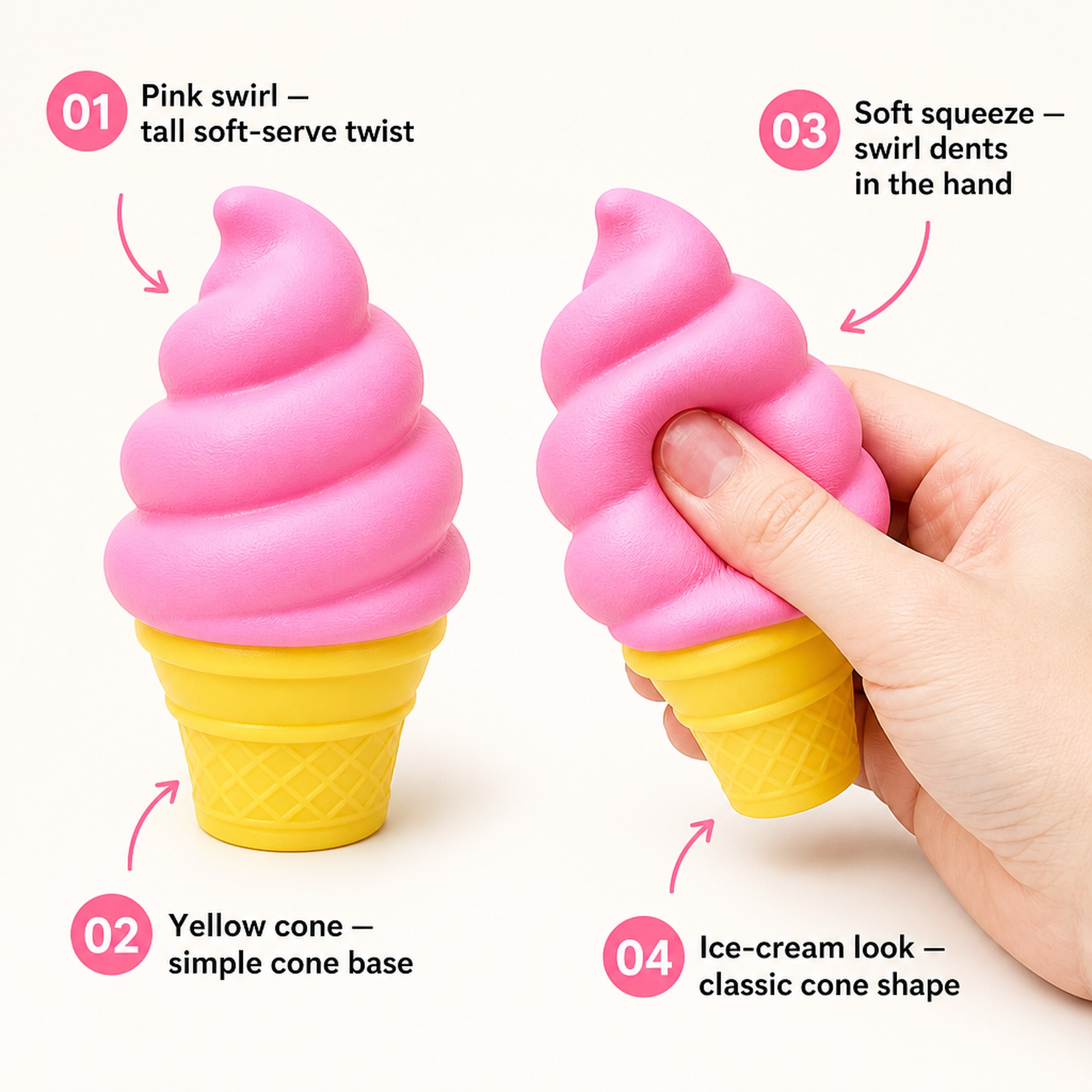 Soft-Serve Cone features