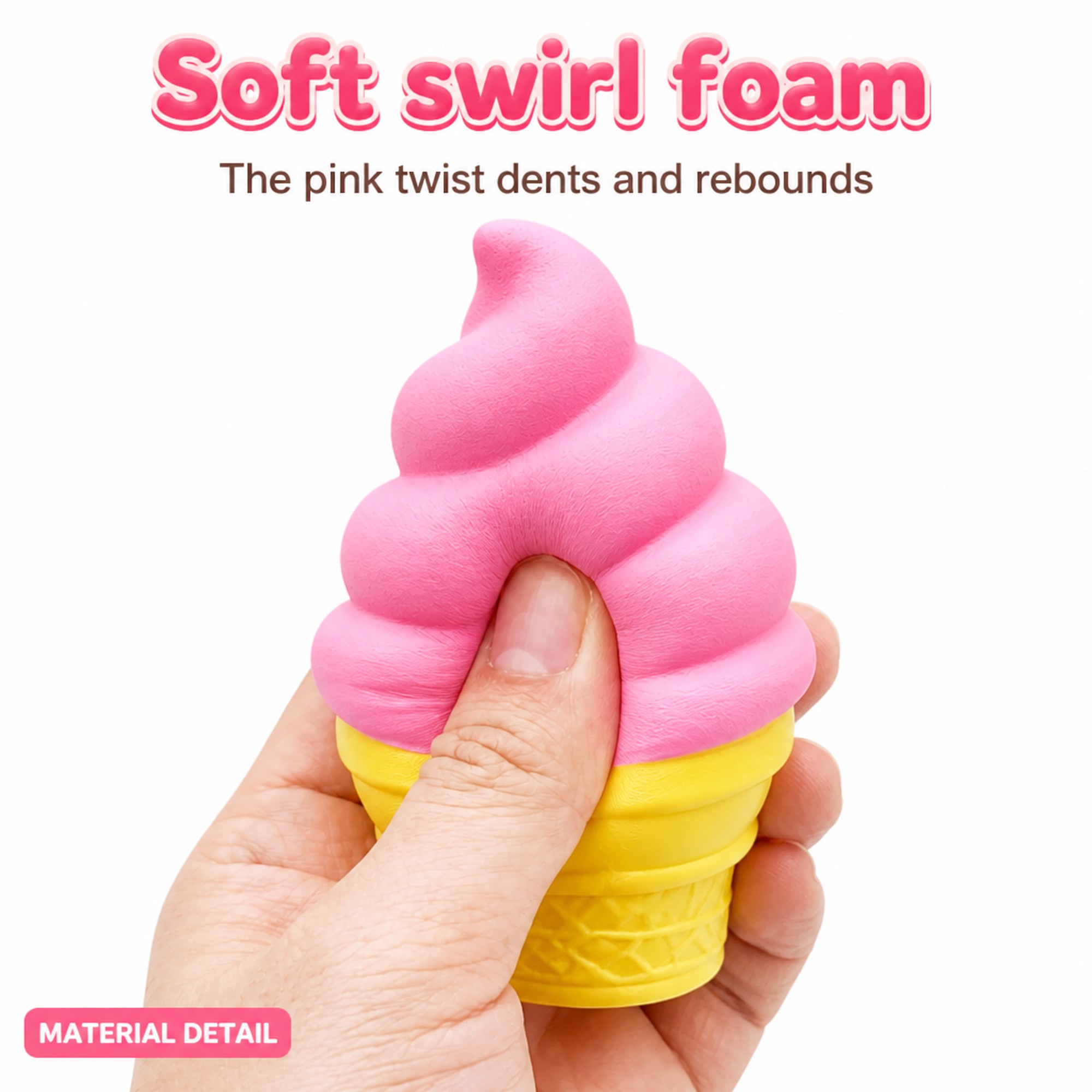 Soft-Serve Cone swirl texture