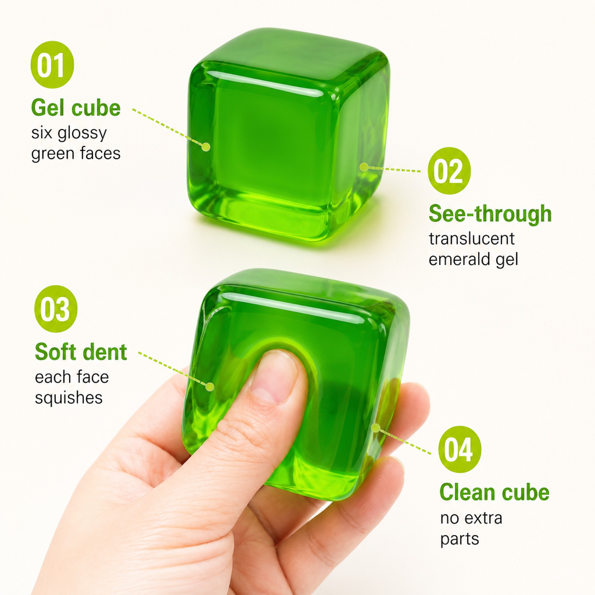 Lime Gel Cube features