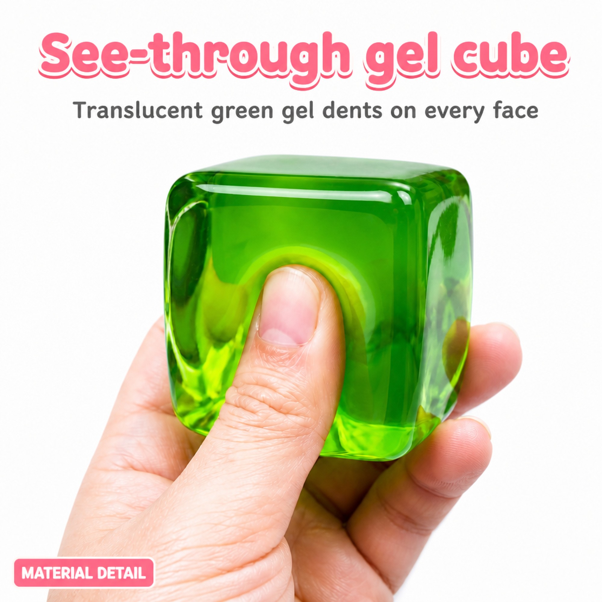 Lime Gel Cube gel texture