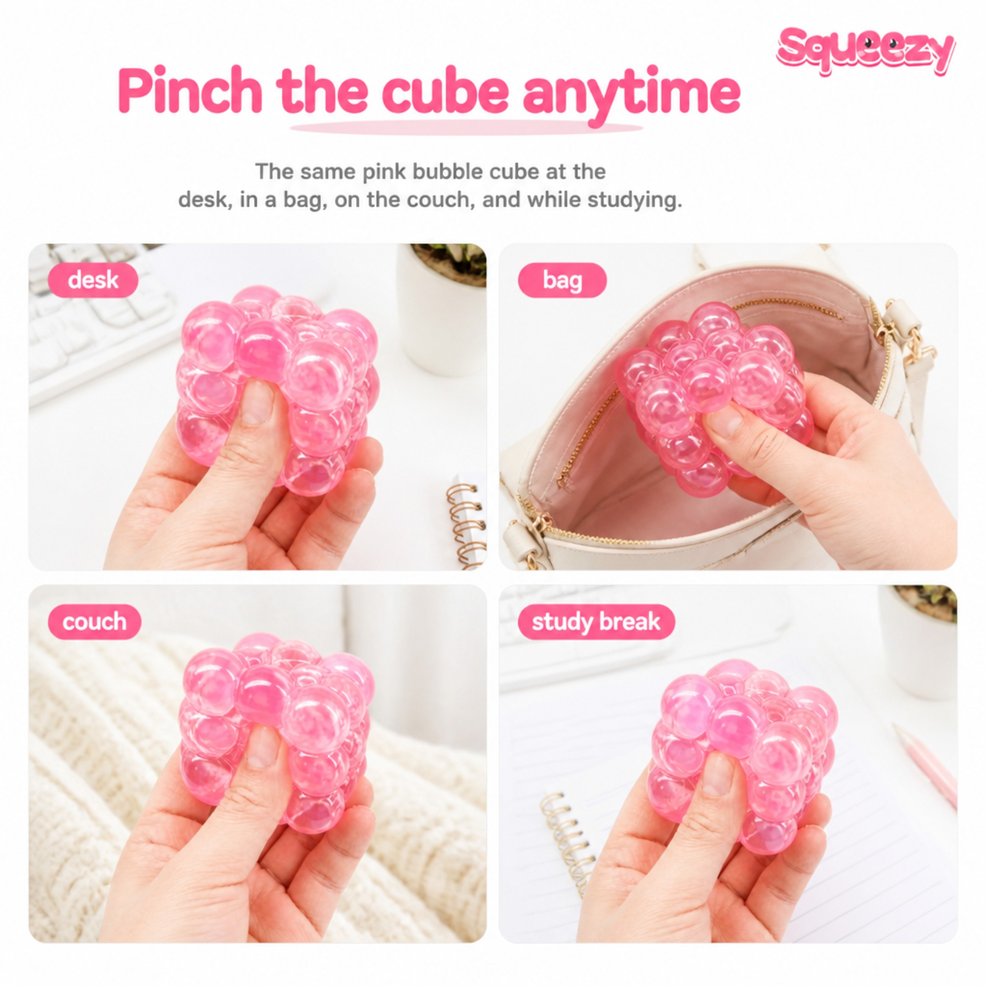 Pink Bubble Cube use occasions