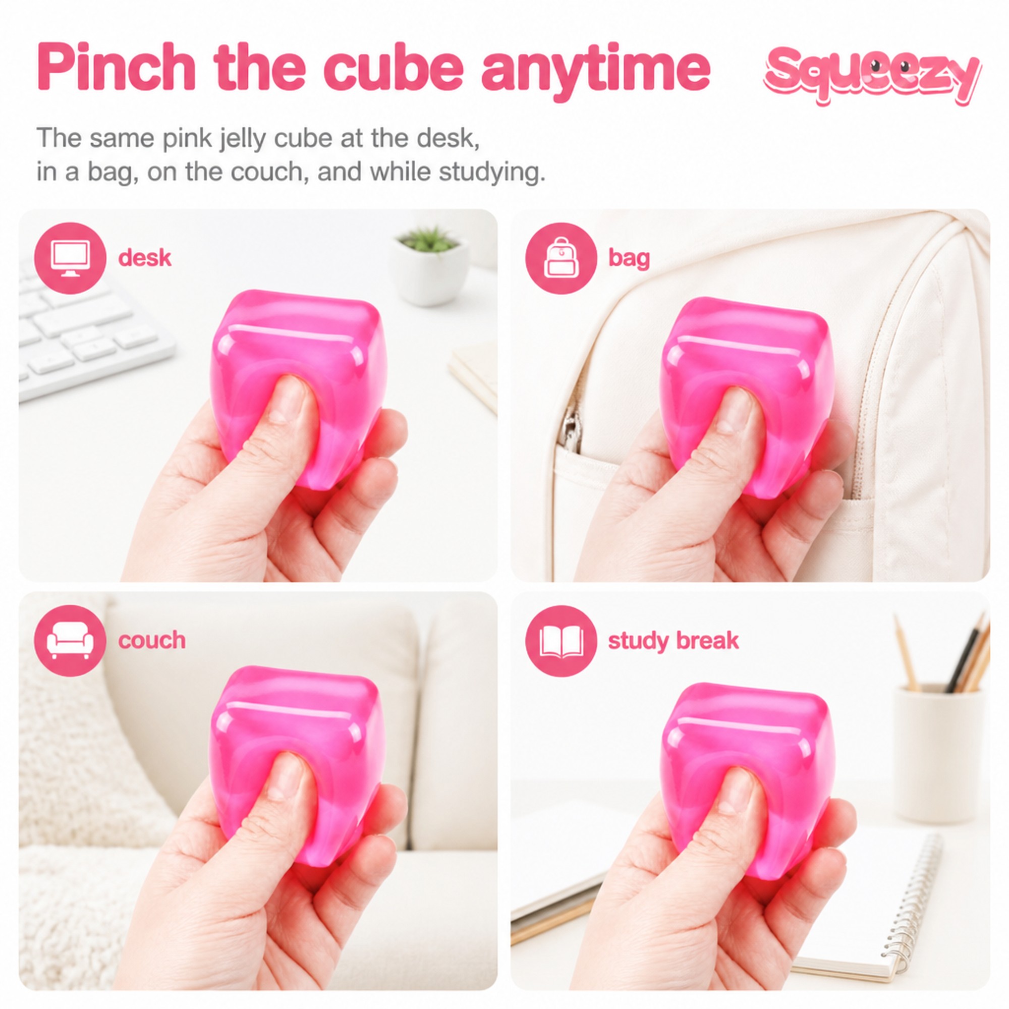 Pink Jelly Cube use occasions