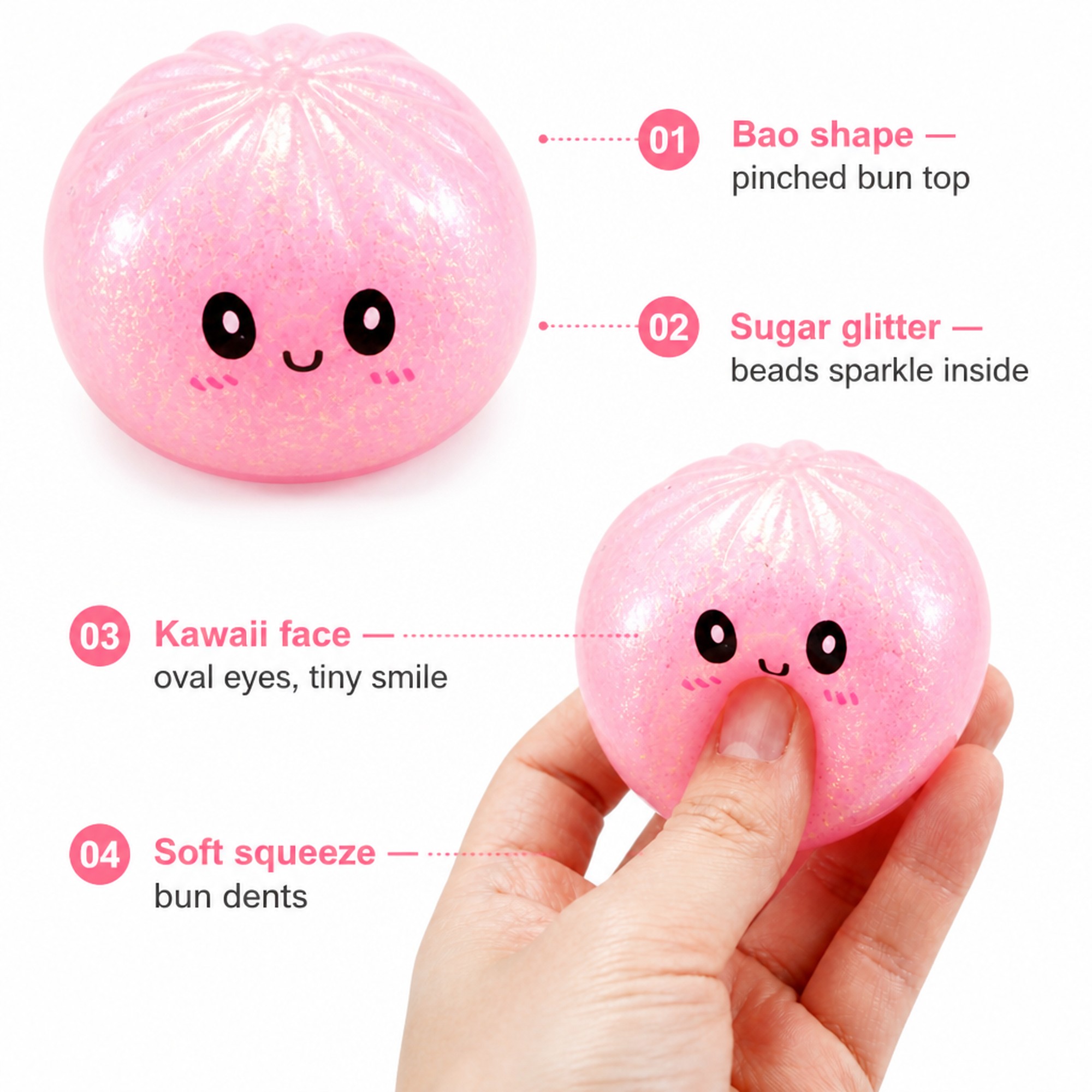 Pink Sugar Bao features