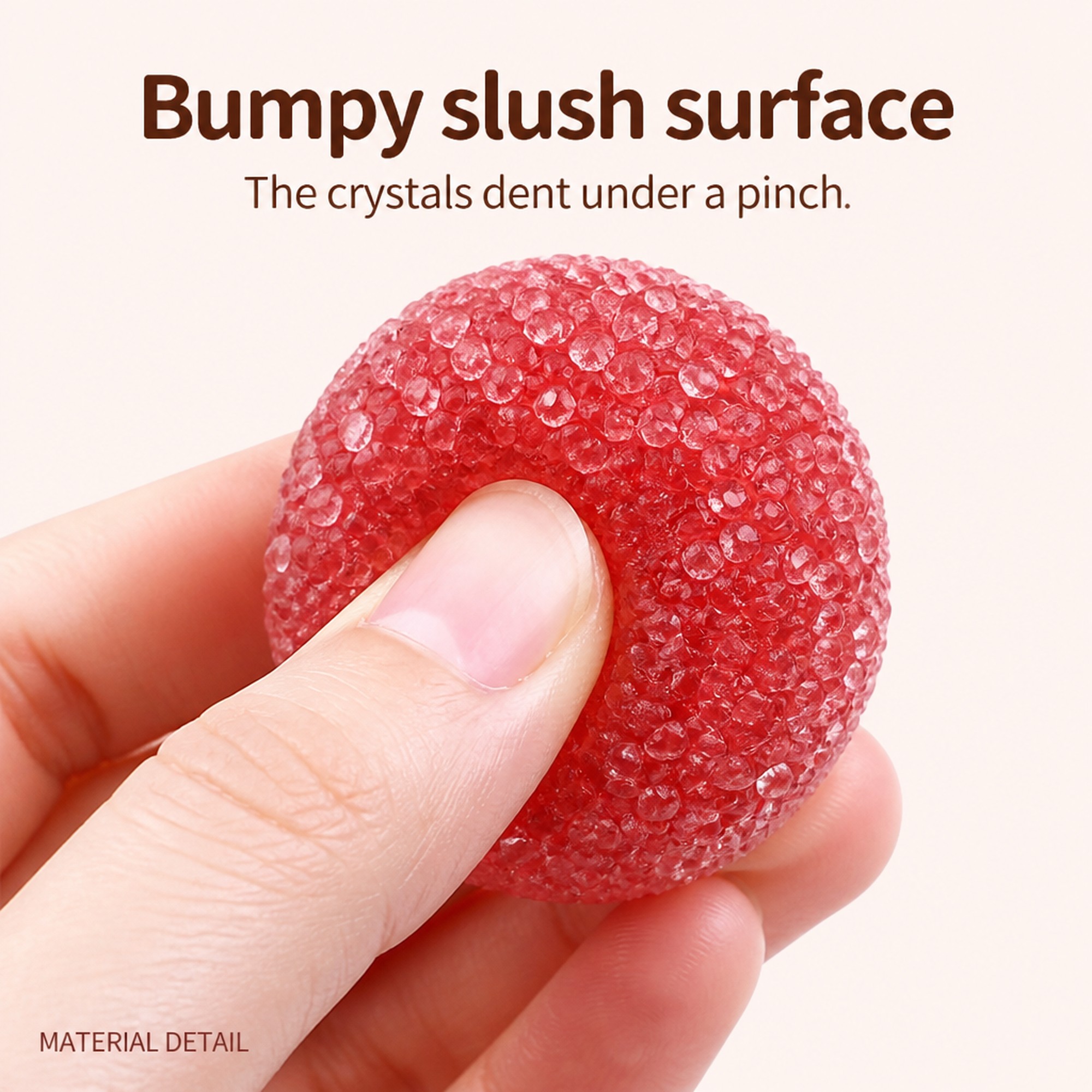 Yangmei Pearl bumpy crystals
