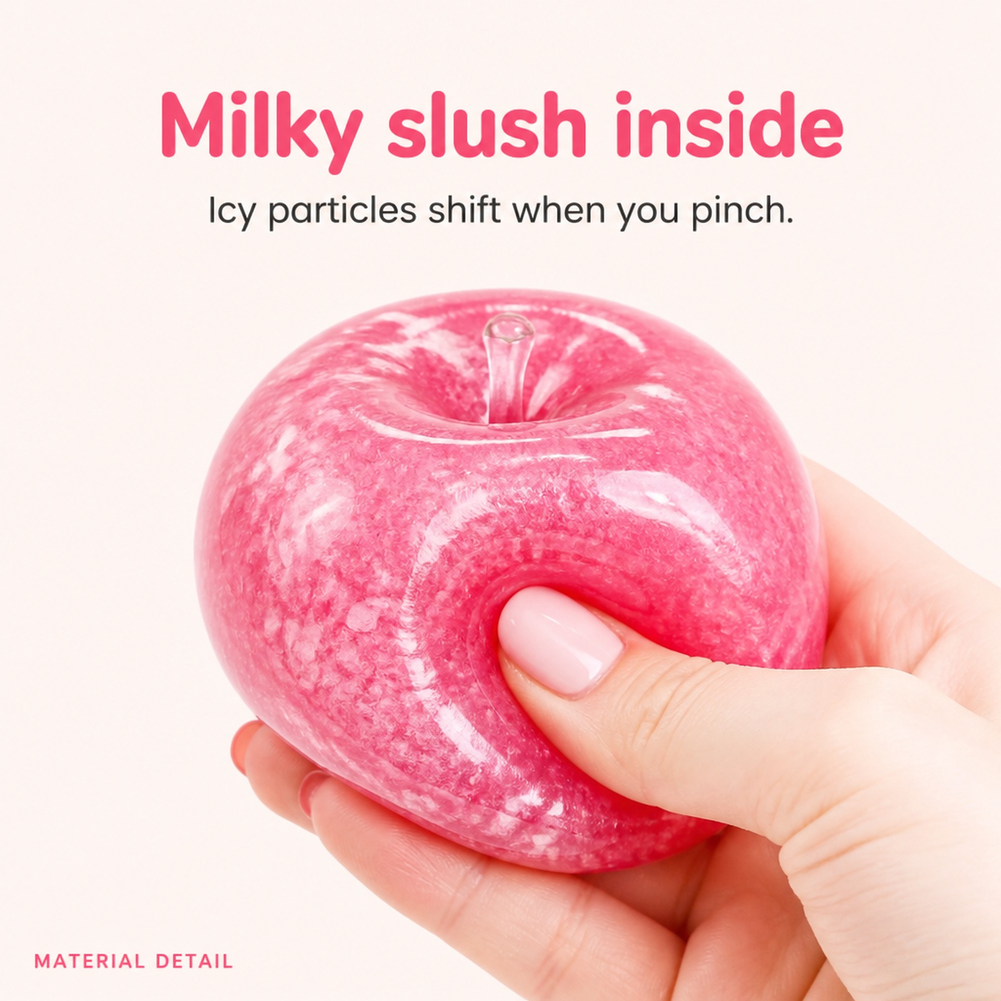 Pink Slush Apple milky slush