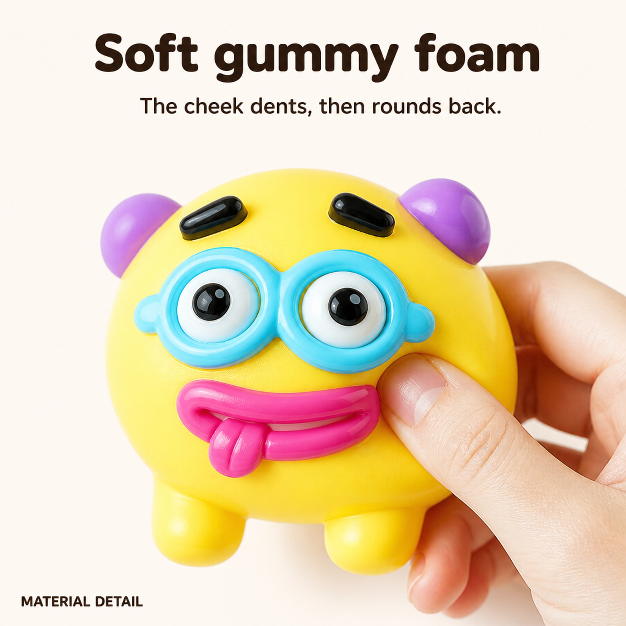 Glasses Dog gummy foam