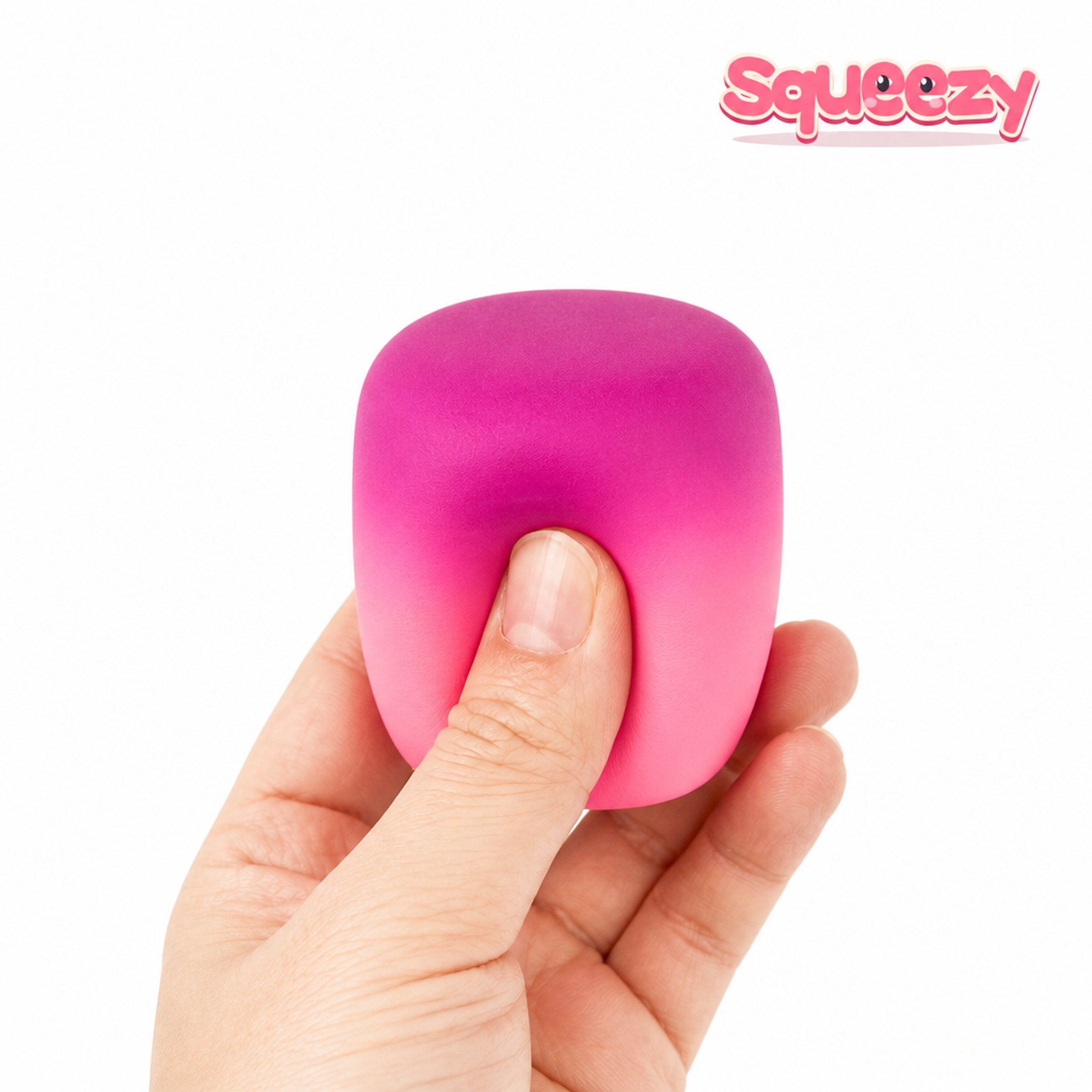 Pink Mallow being squeezed
