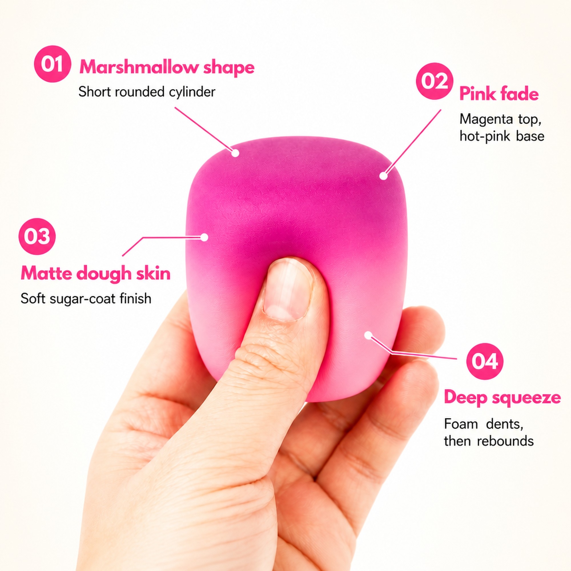 Pink Mallow features