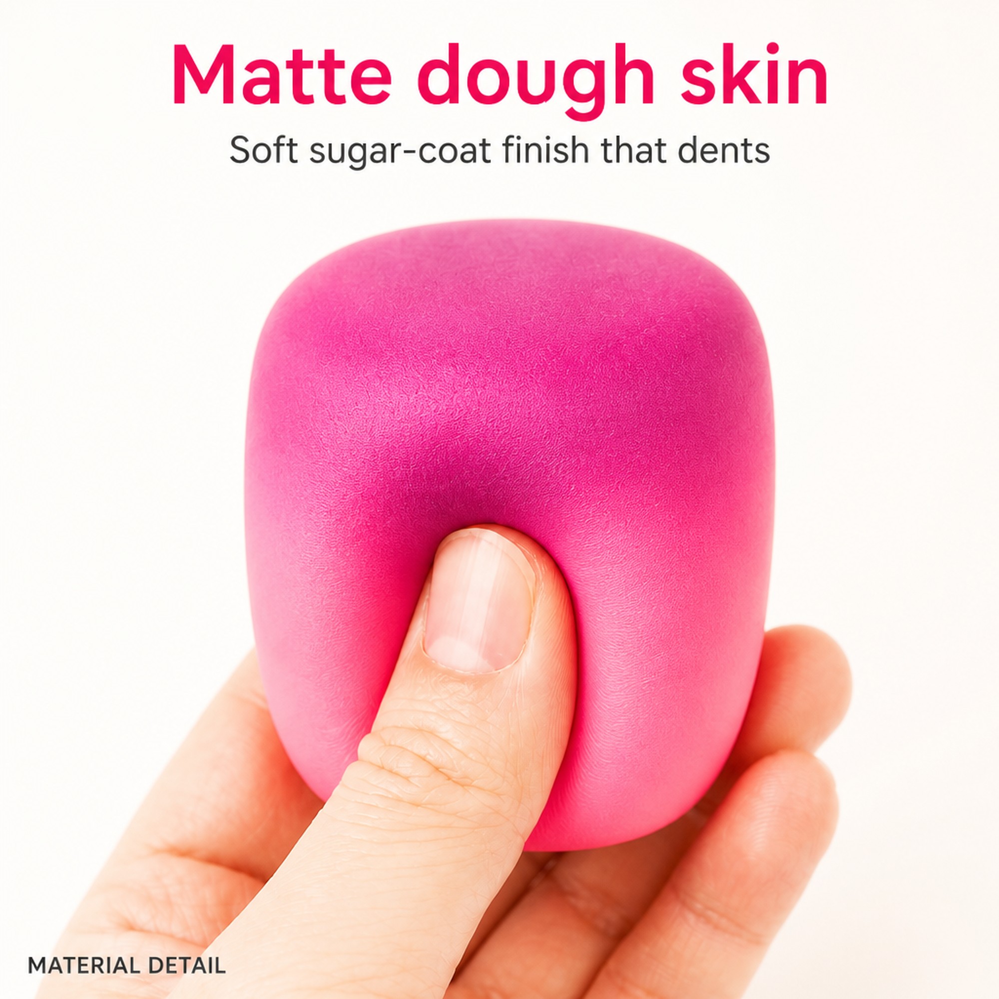 Pink Mallow matte dough skin
