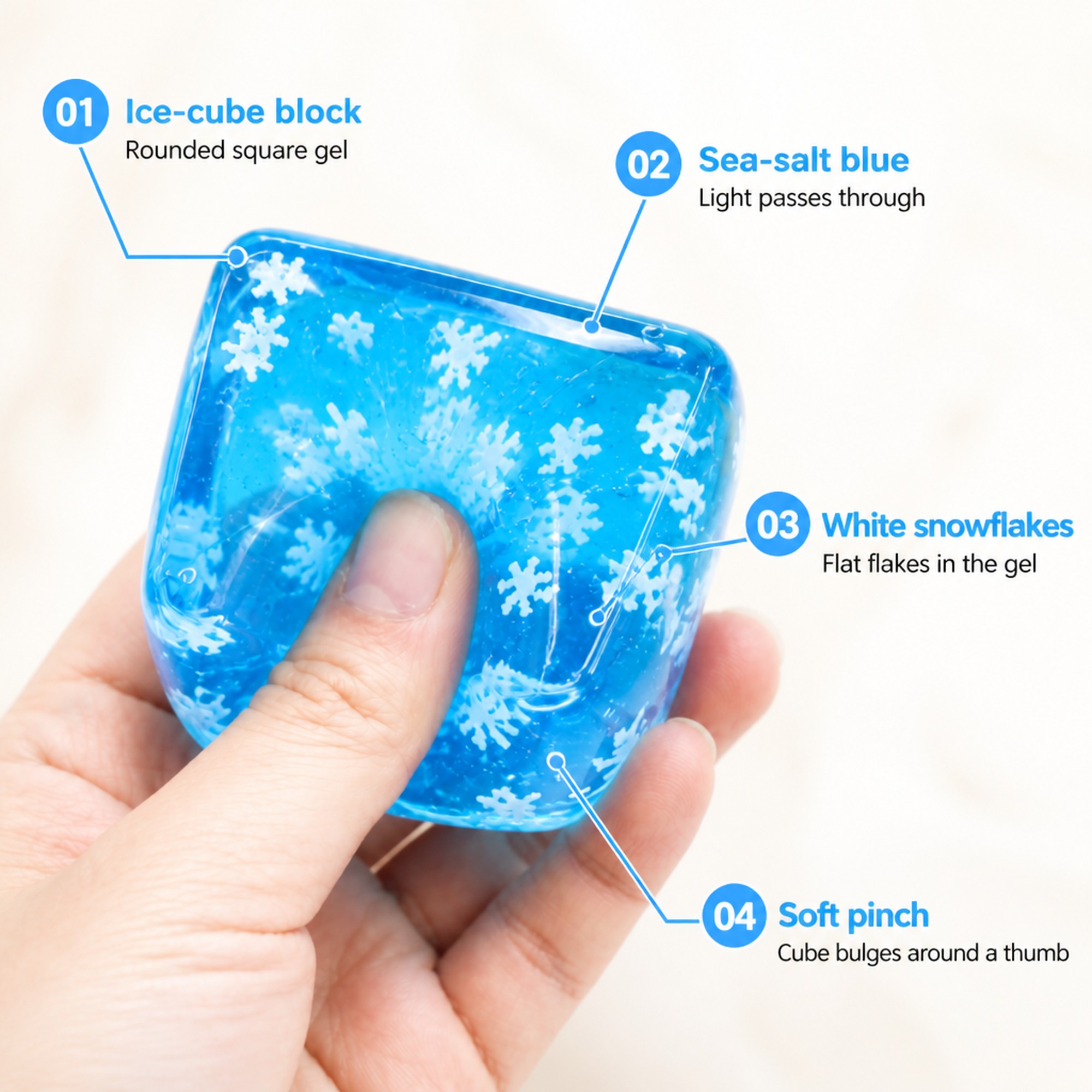 Snowflake Cube features