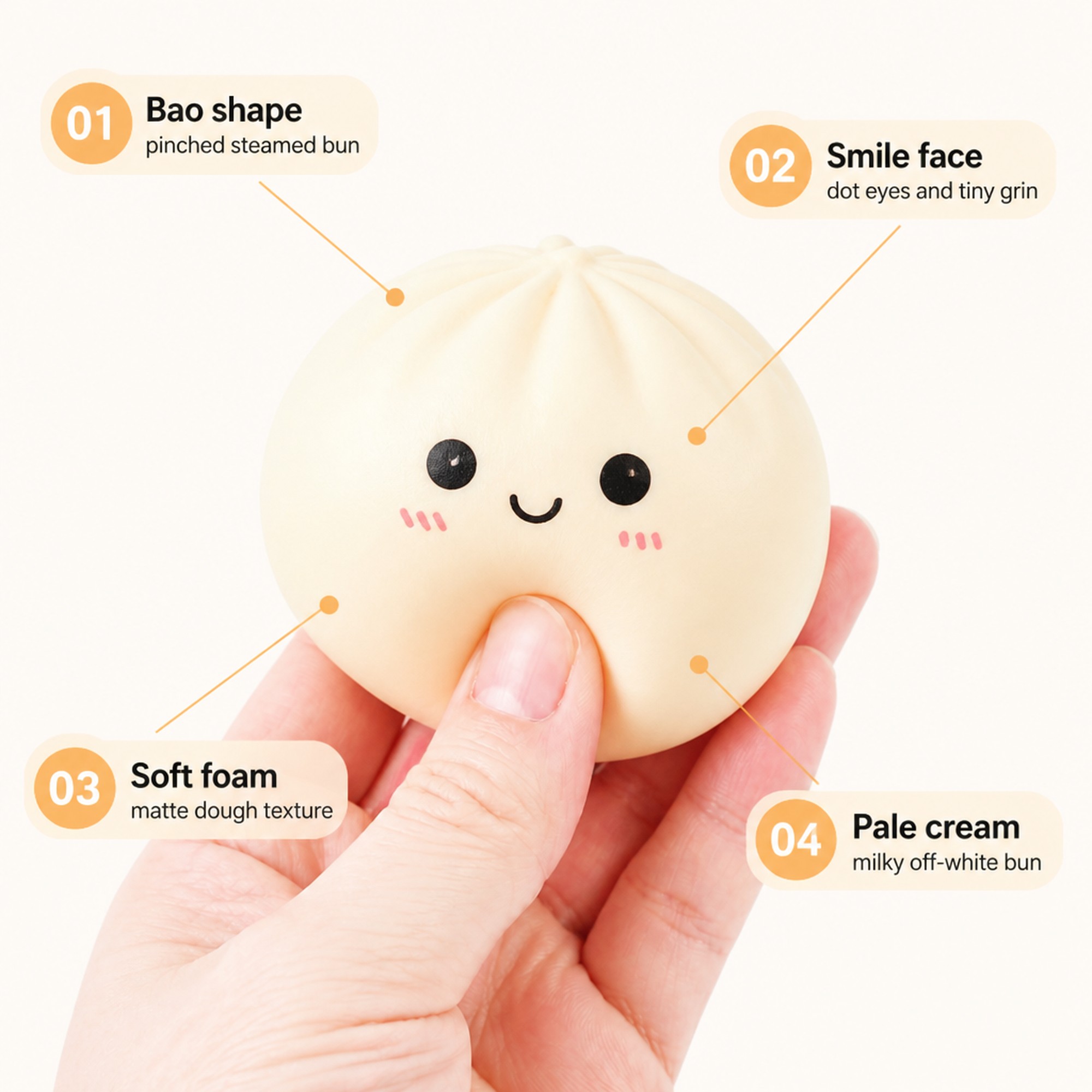 Cream Glow Bao features