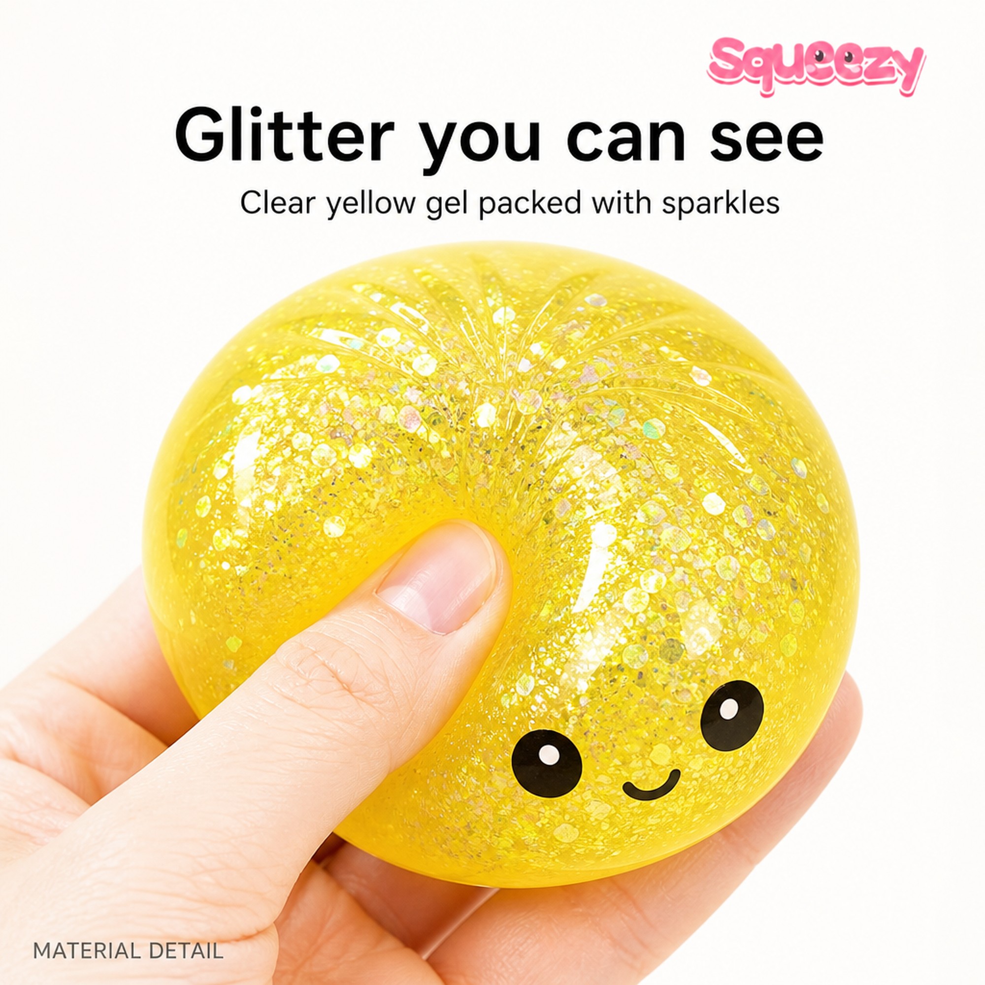 Yellow Sparkle Bao glitter