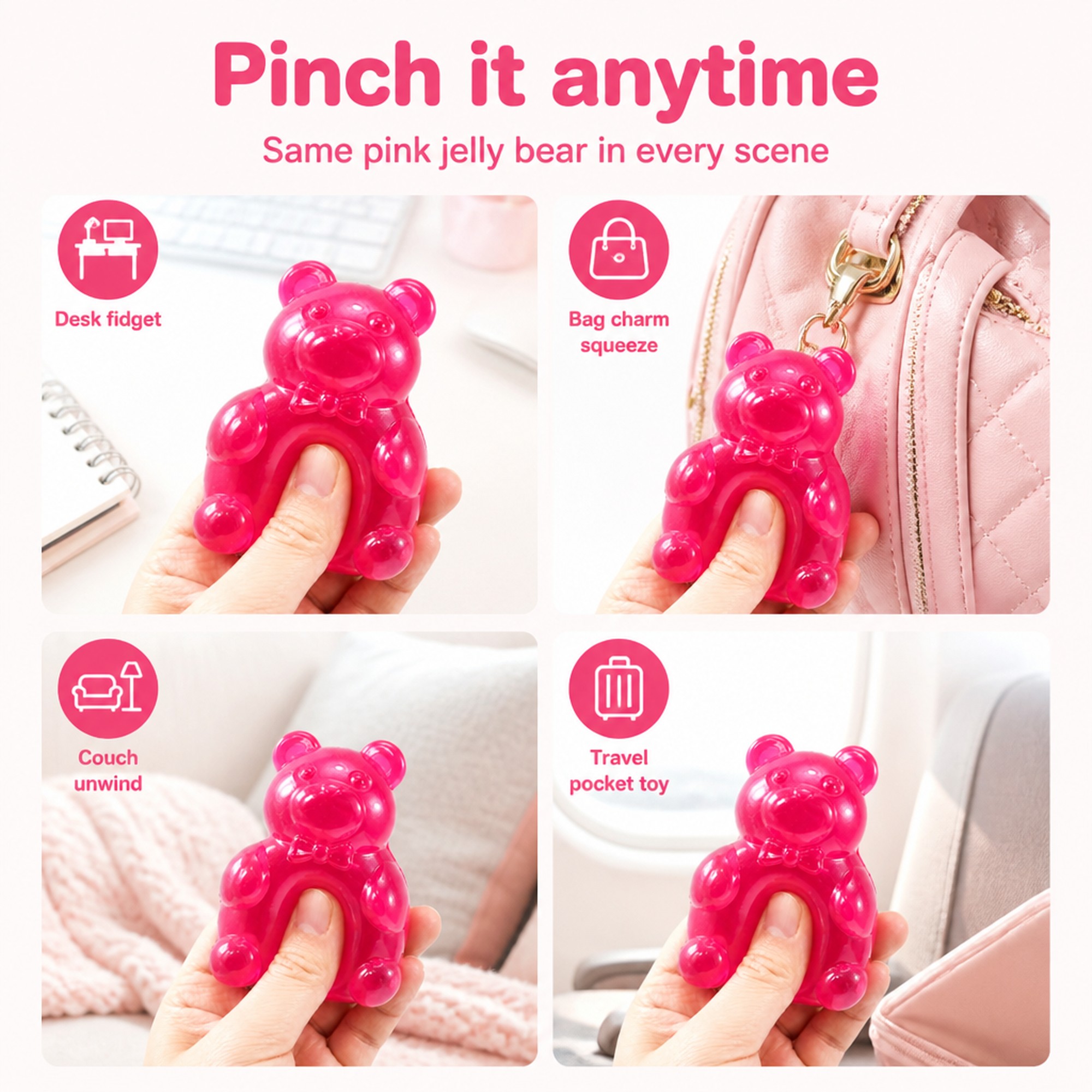 Pink Bow Bear use occasions