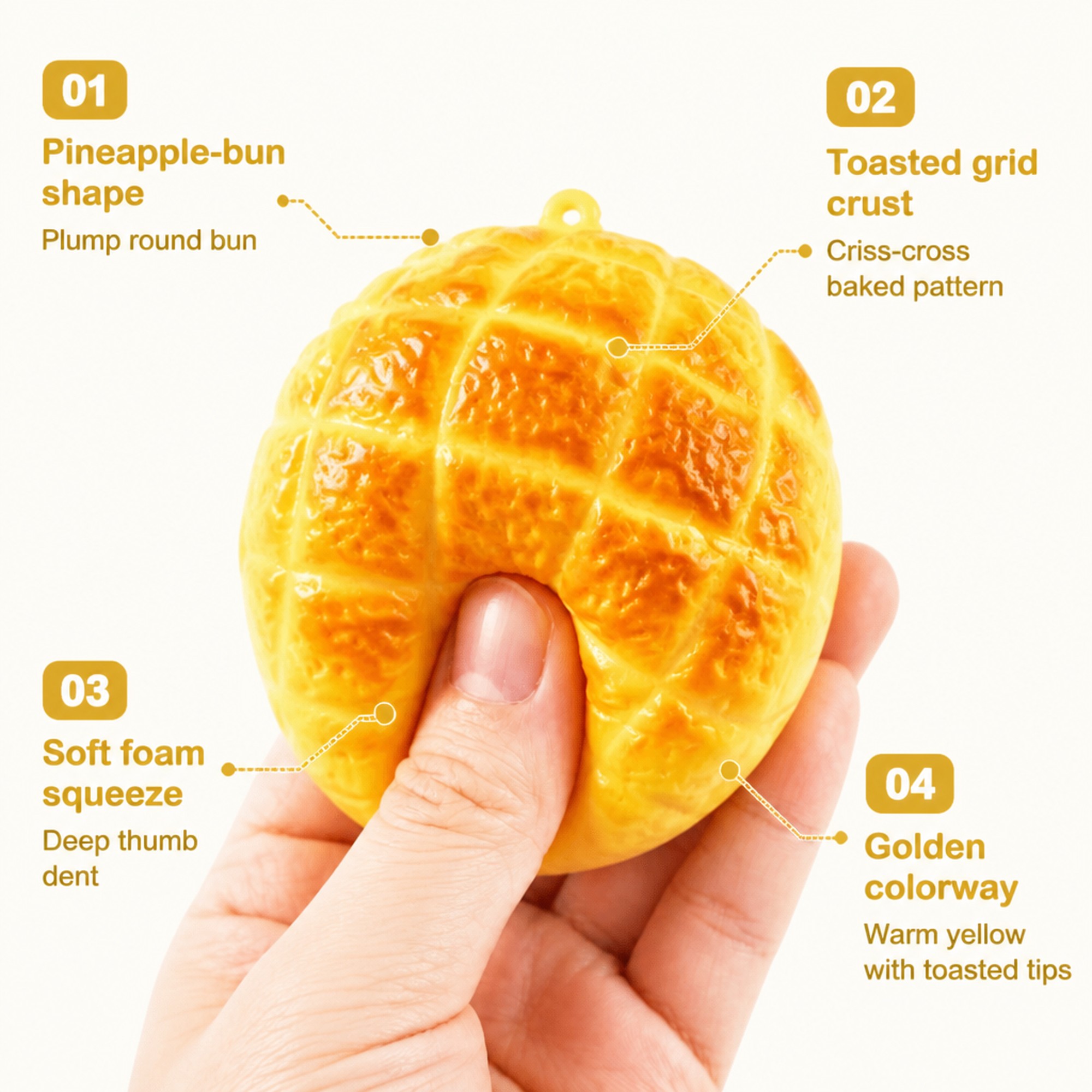 Pineapple Bun features