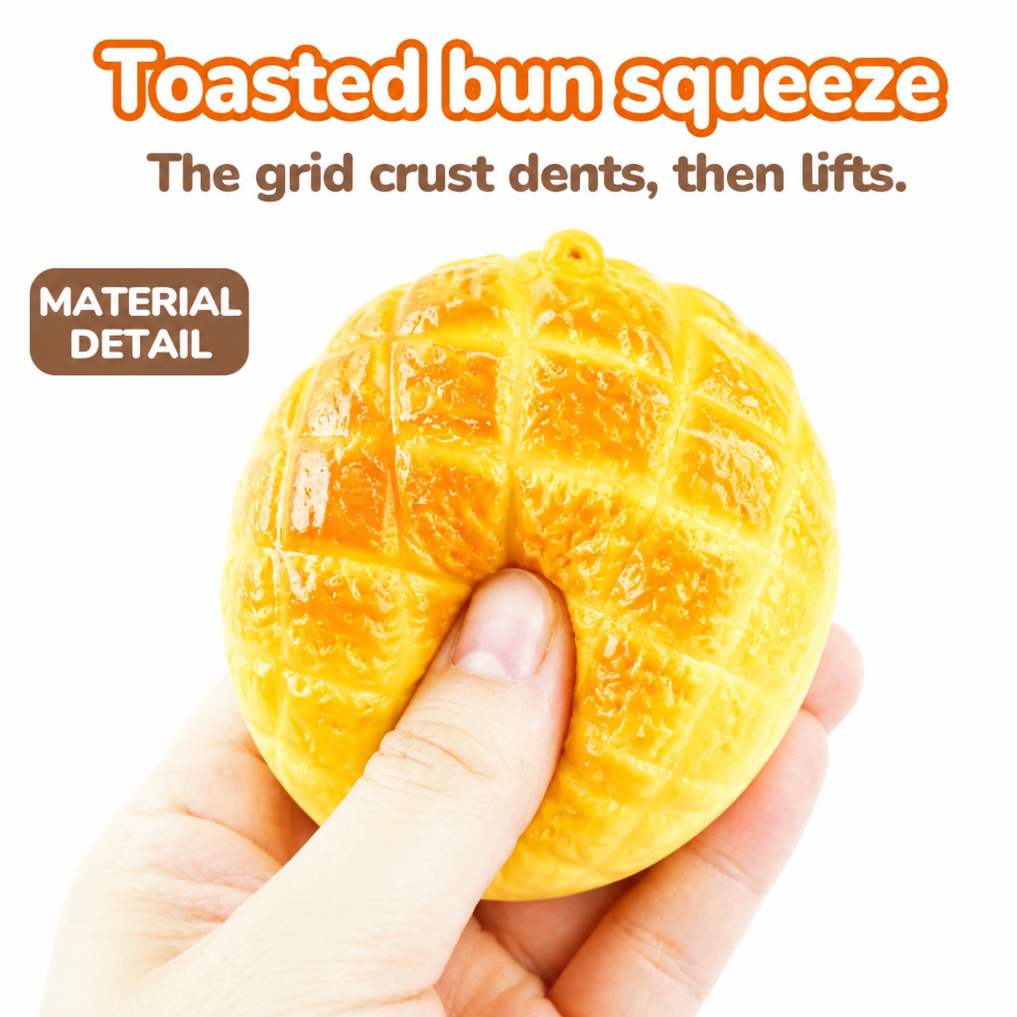 Pineapple Bun toasted crust squeeze