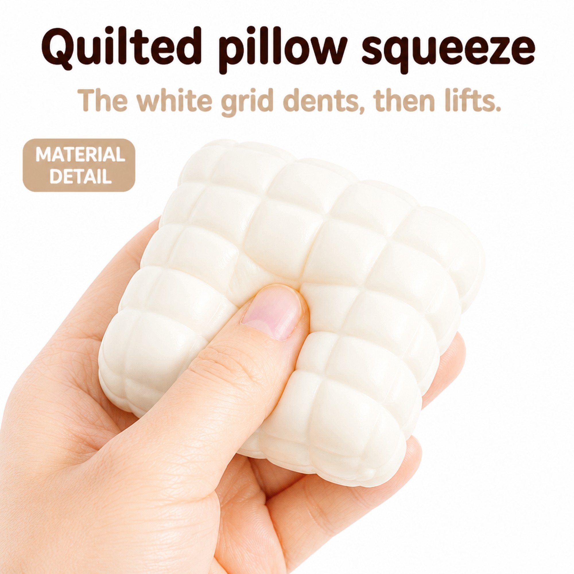 Down Pillow quilt squeeze