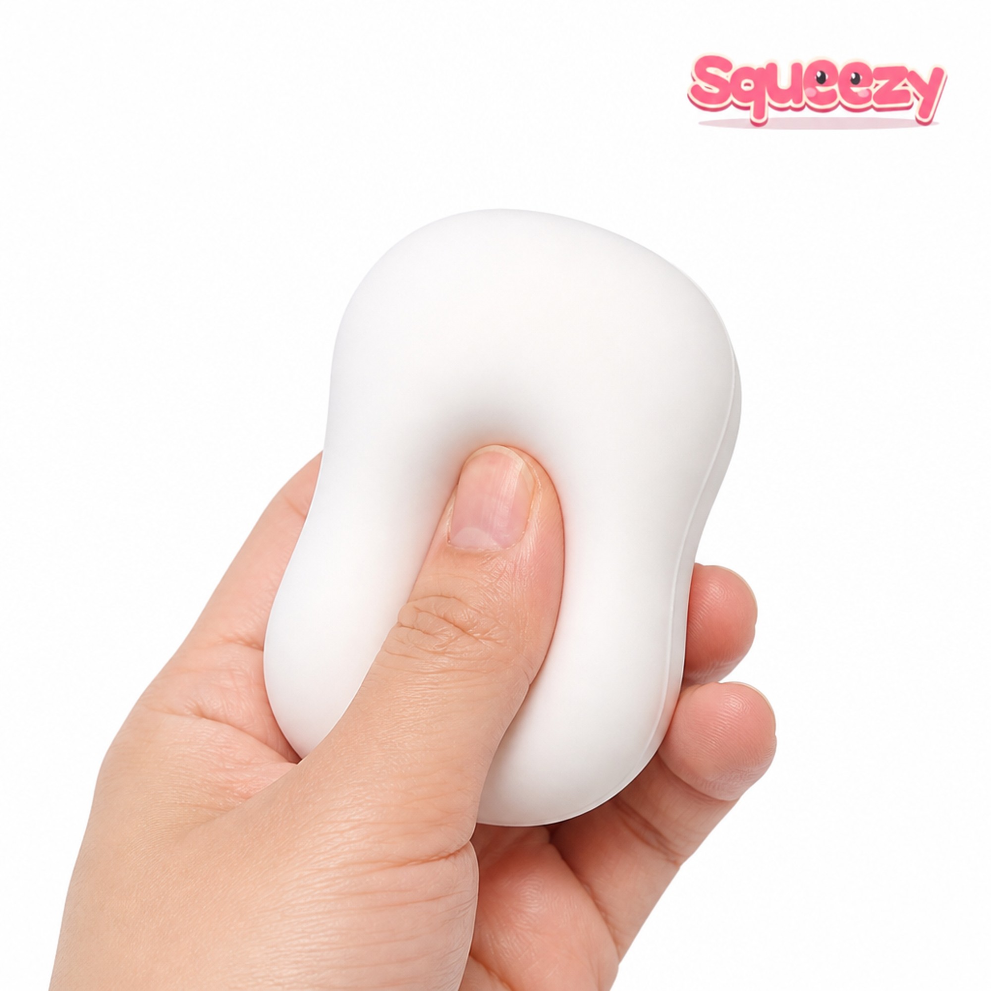 White Cream Bar being squeezed