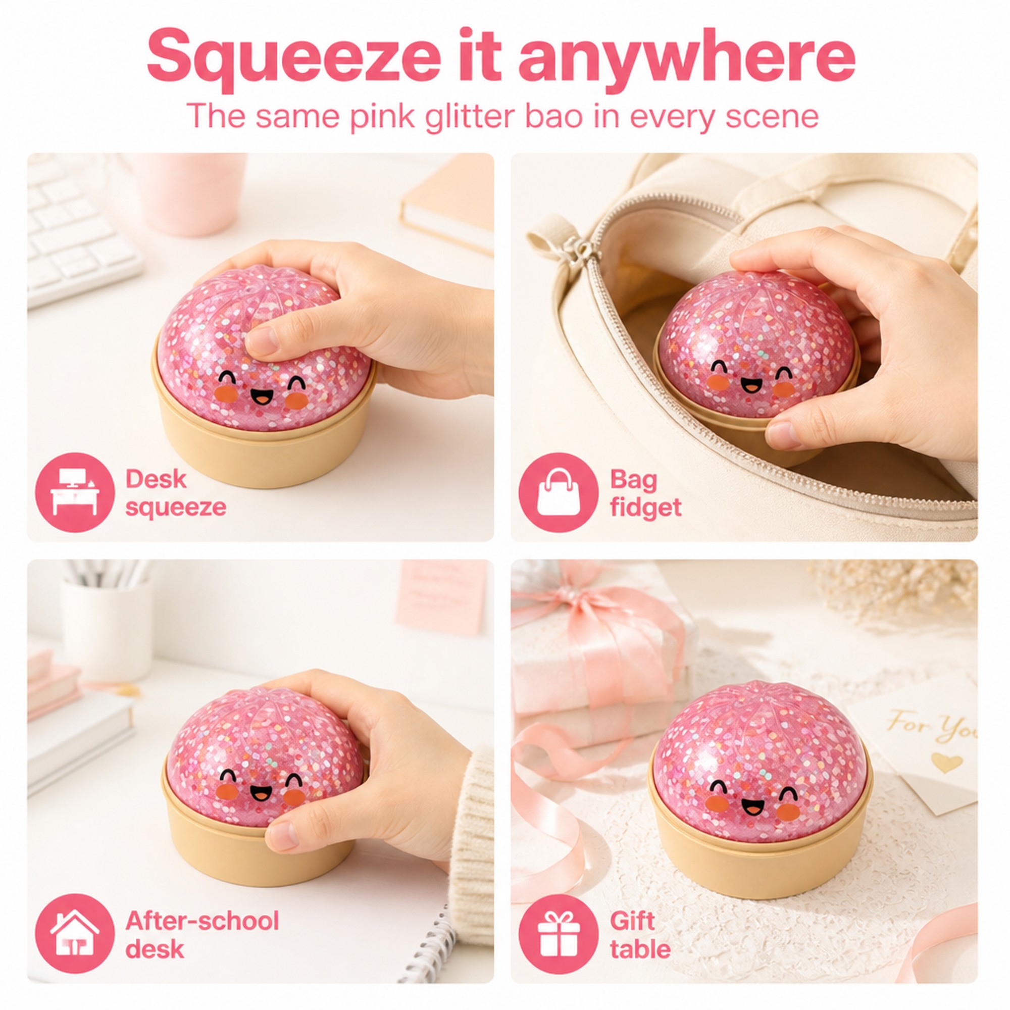 Pink Sparkle Bao use occasions
