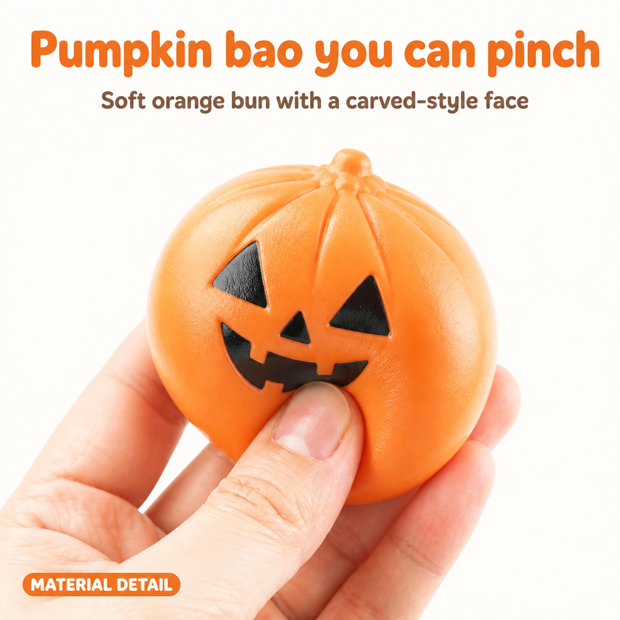 Pumpkin Bao foam squeeze