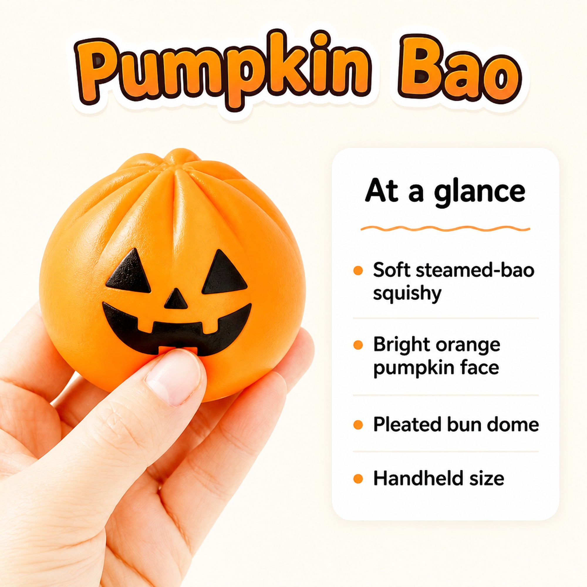 Pumpkin Bao at a glance