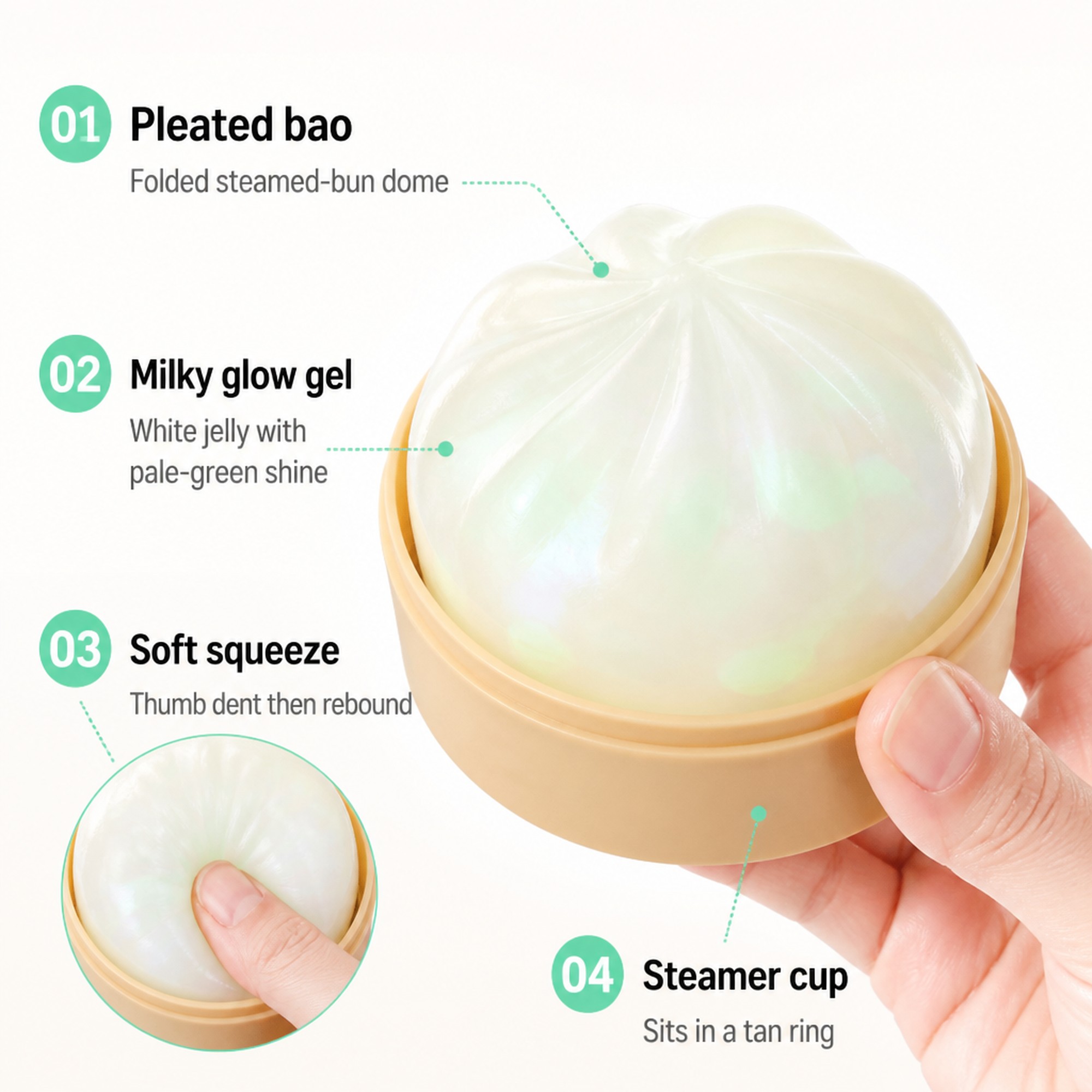 Iridescent Bao features