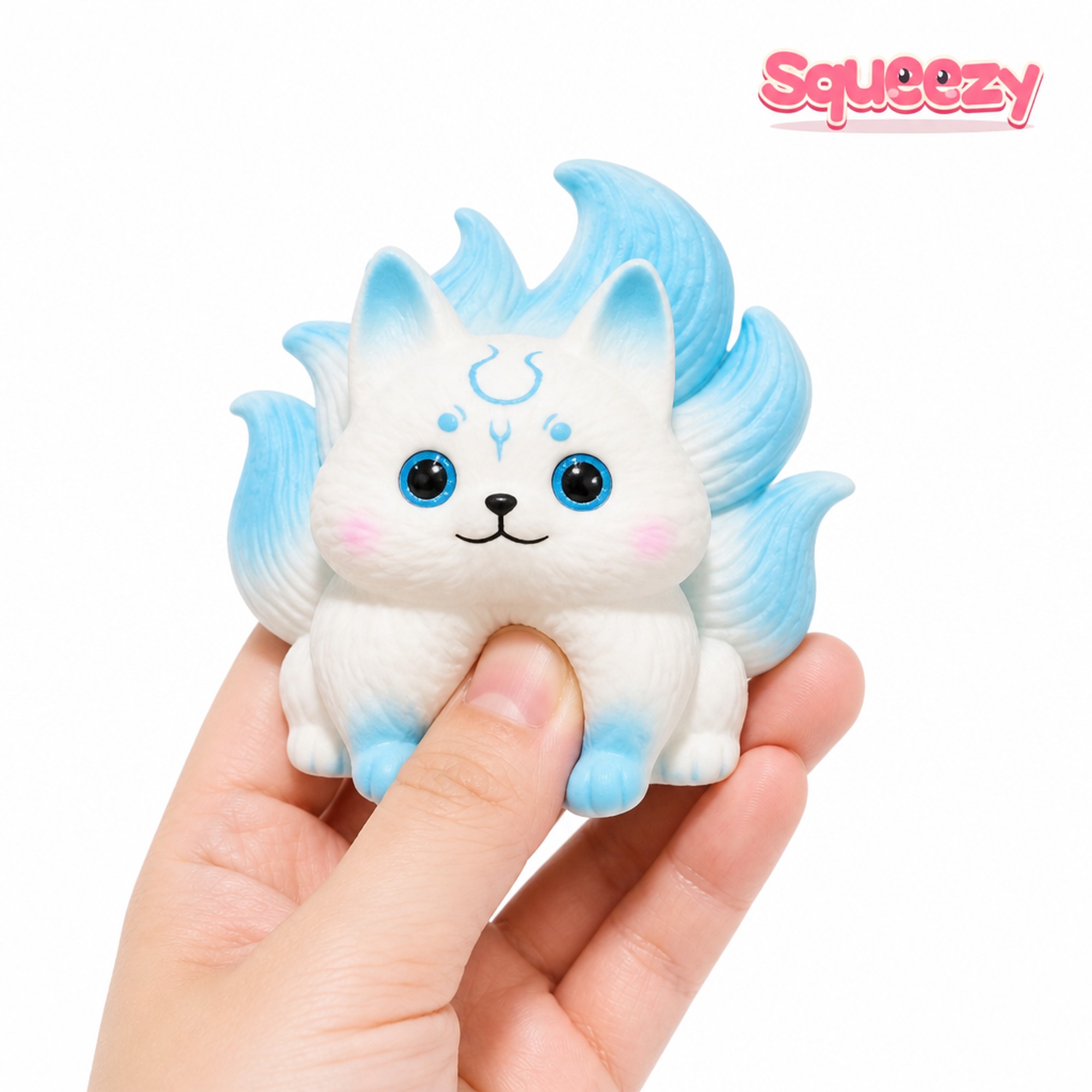 Nine-Tail Fox being squeezed