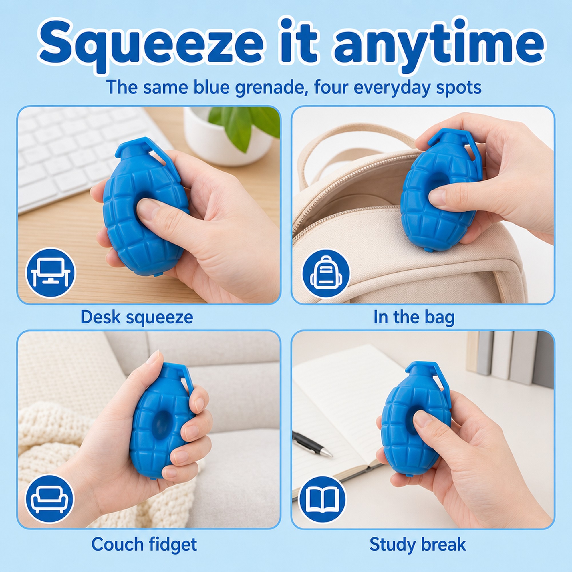 Blue Grenade use occasions