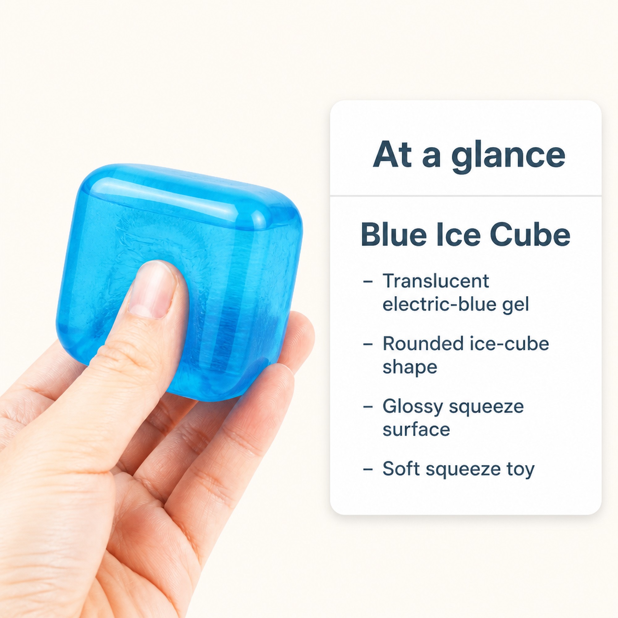 Blue Ice Cube at a glance
