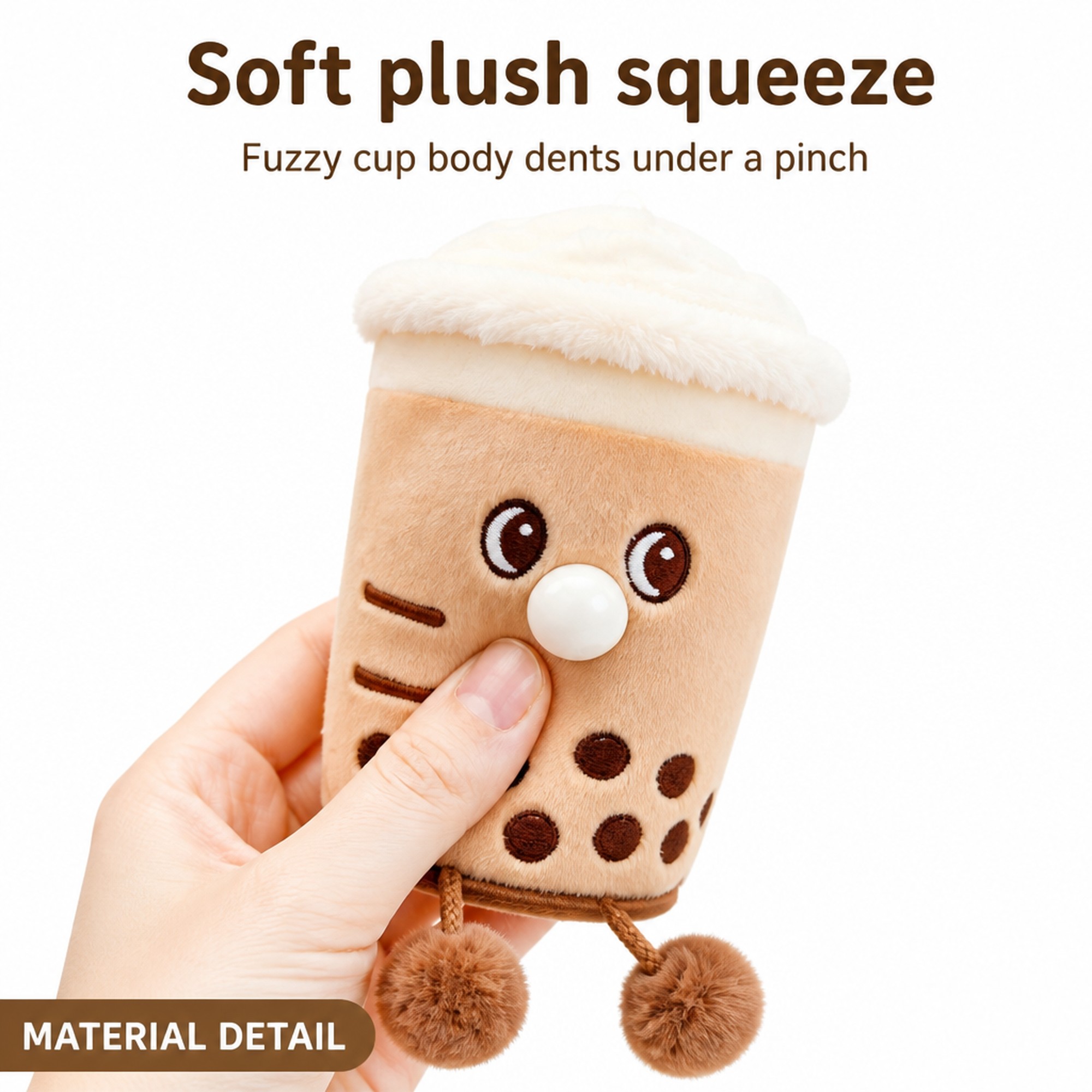 Boba Plush squeeze texture
