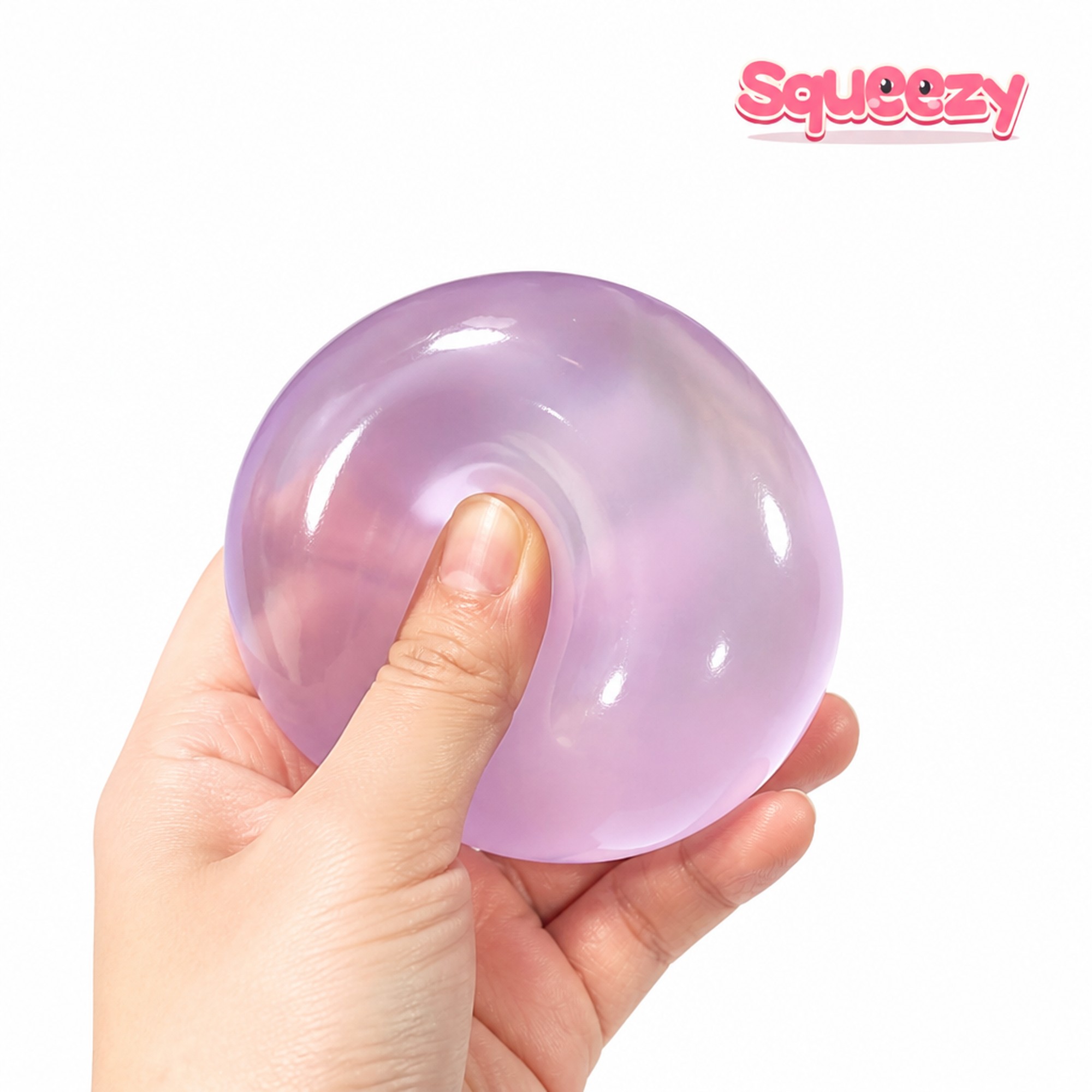 Lavender Gel being squeezed