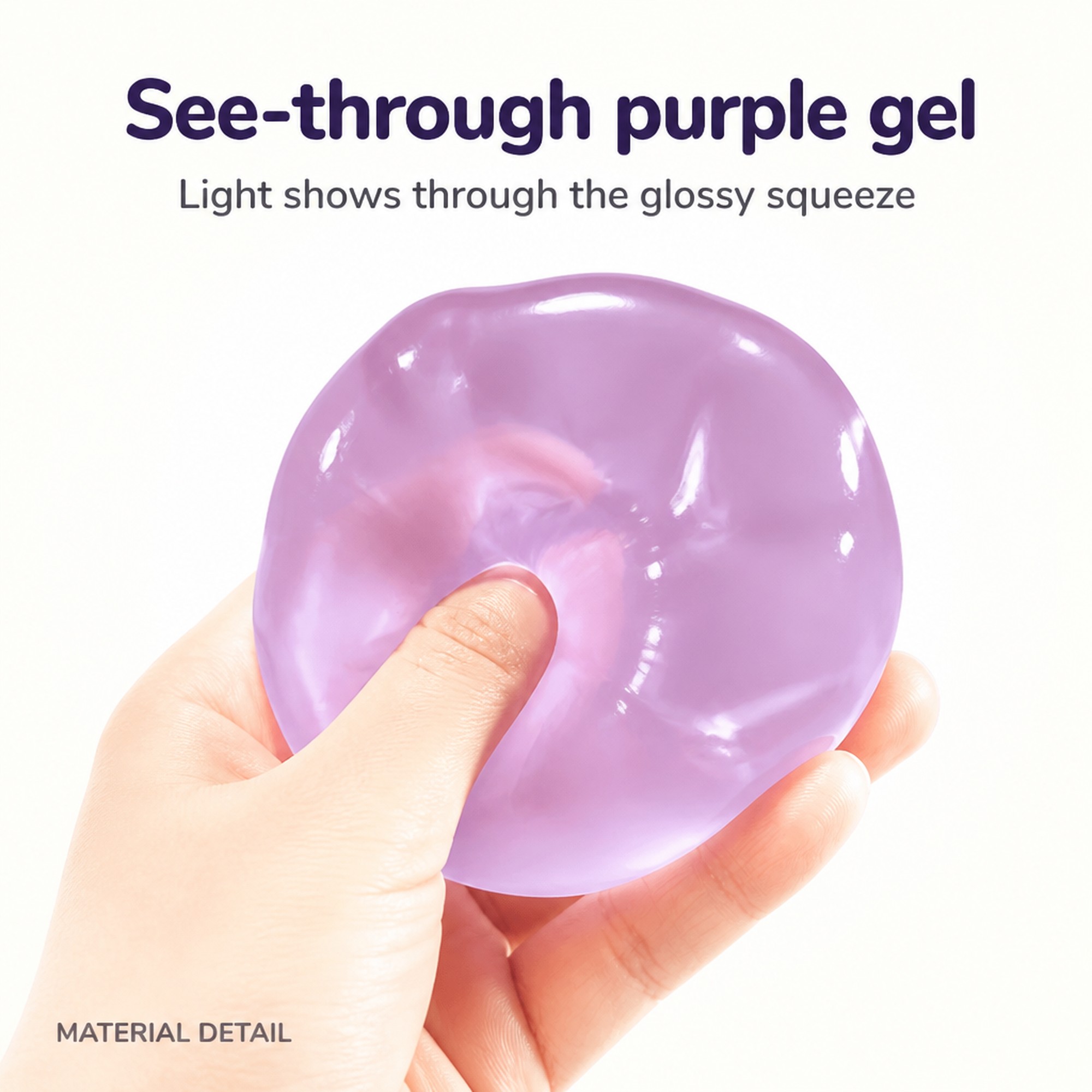 Lavender Gel see-through jelly