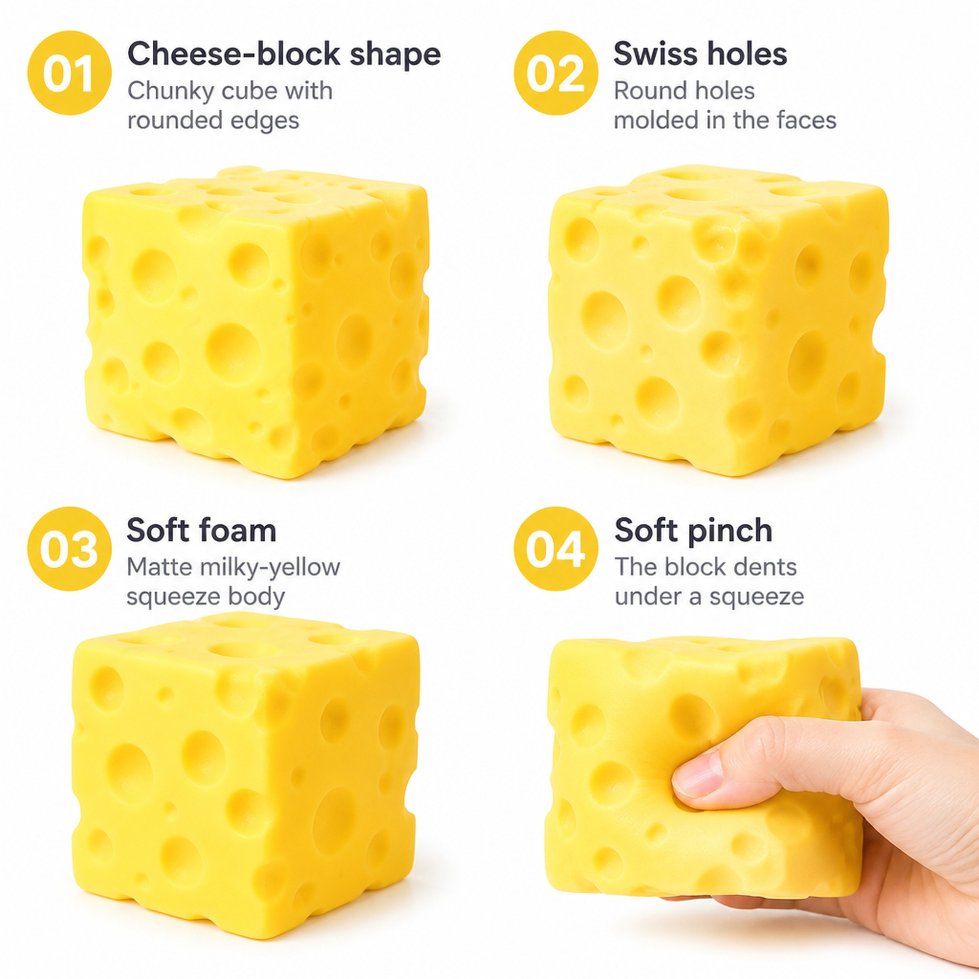 Jumbo Cheese Block features