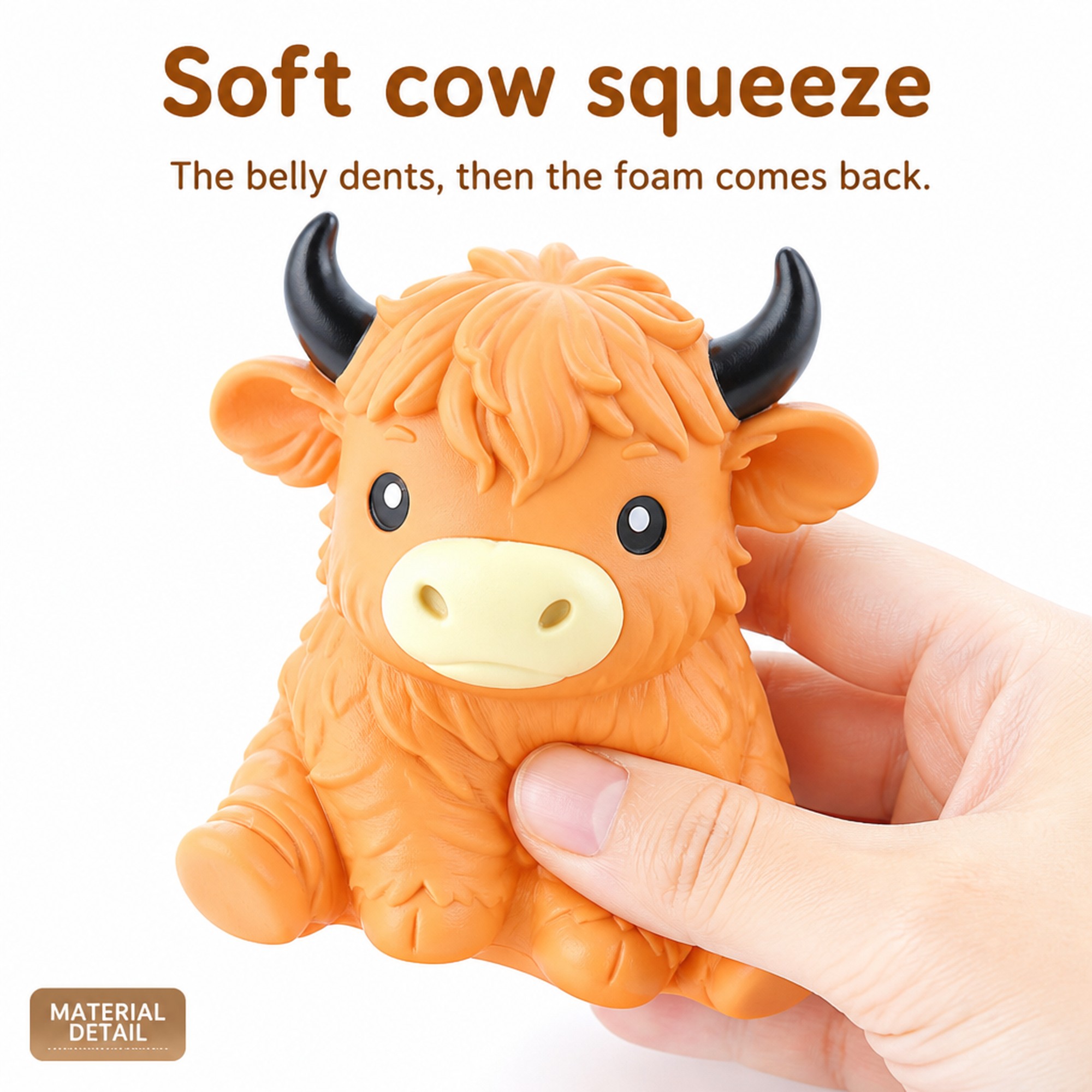 Ginger Cow foam squeeze