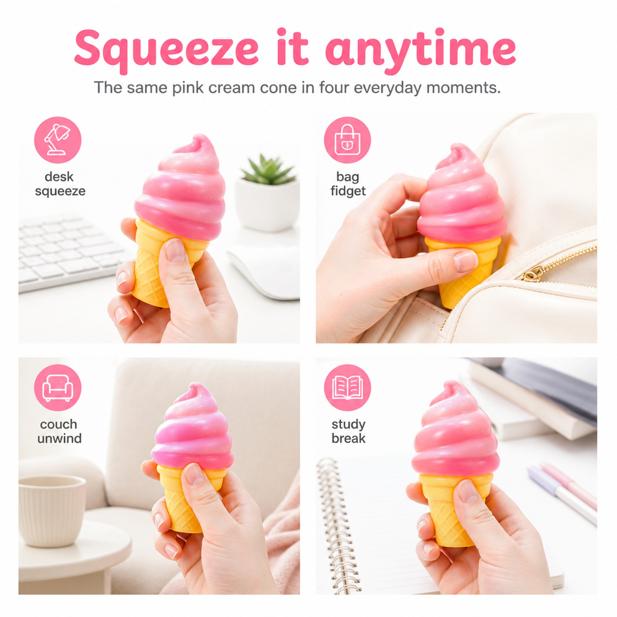 Pink Cream Cone use occasions