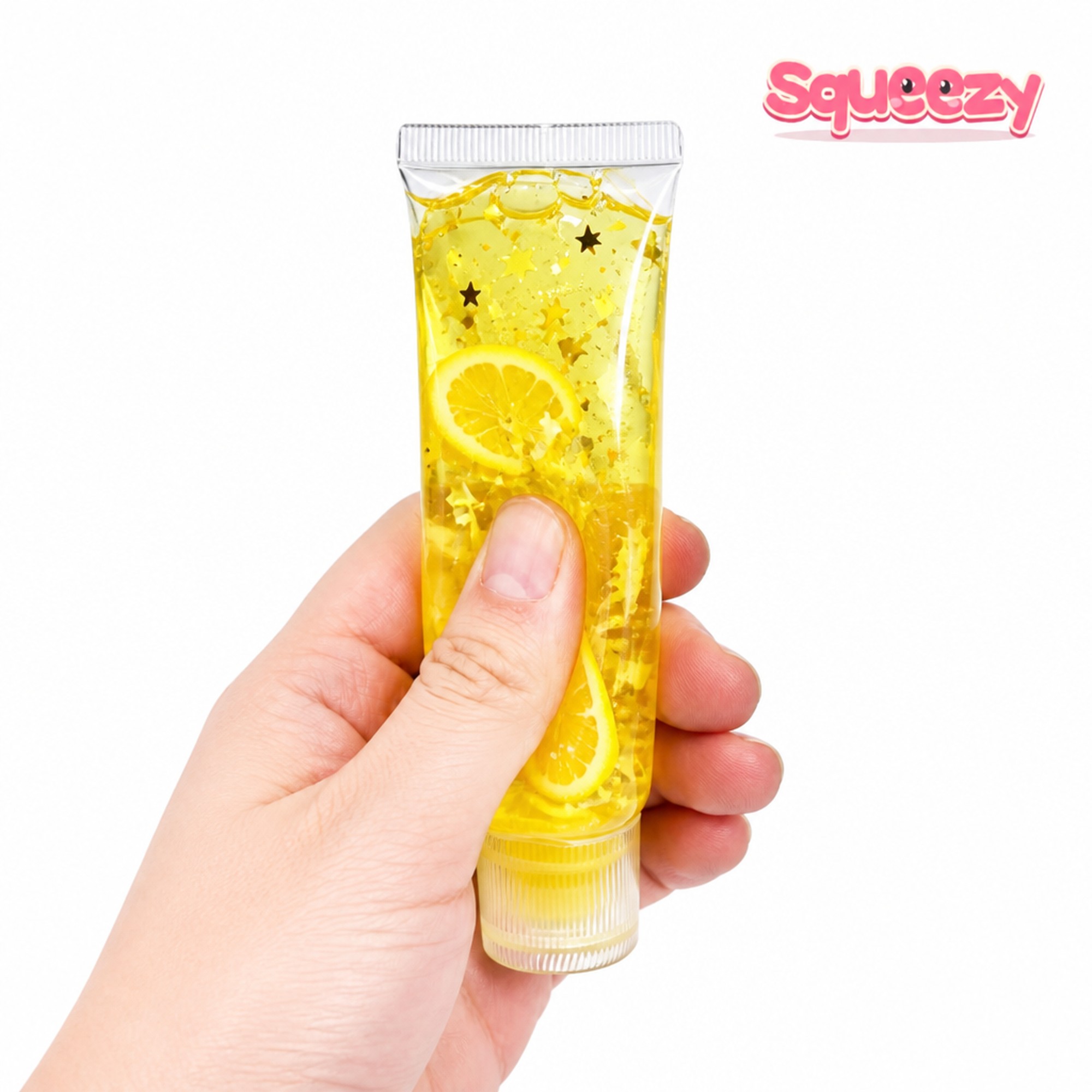 Lemon Gel Tube being squeezed
