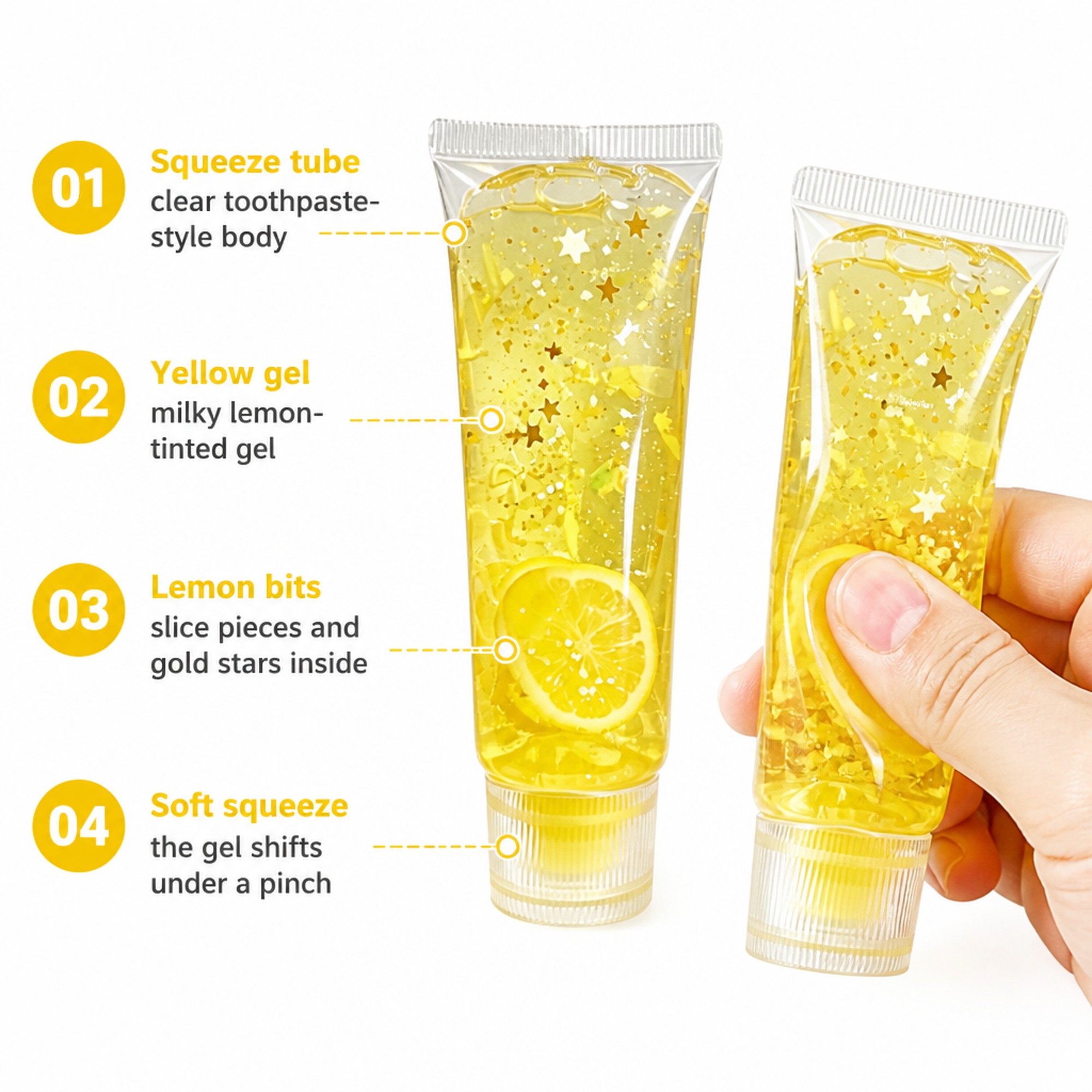 Lemon Gel Tube features