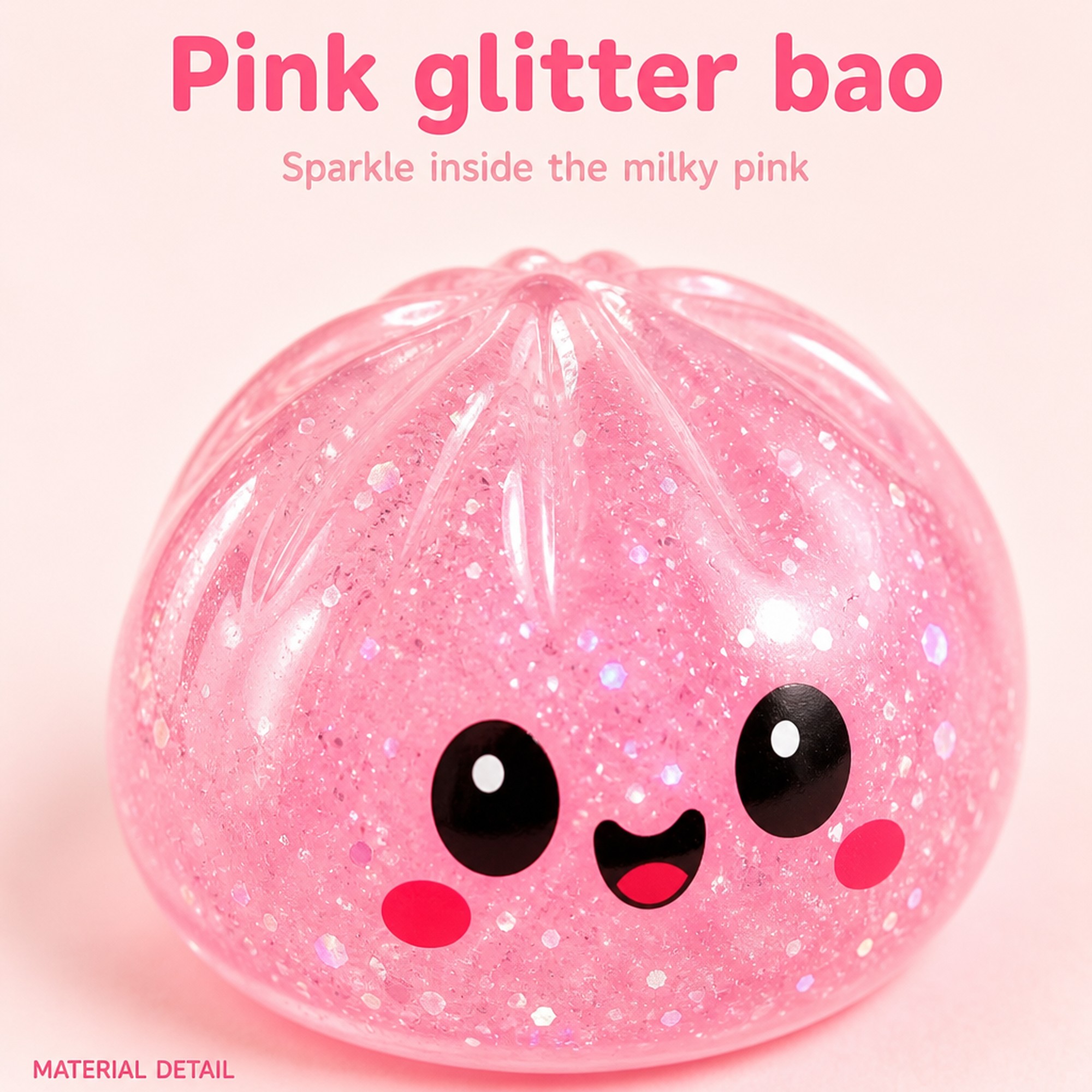Pink Halloween Bao glitter gel