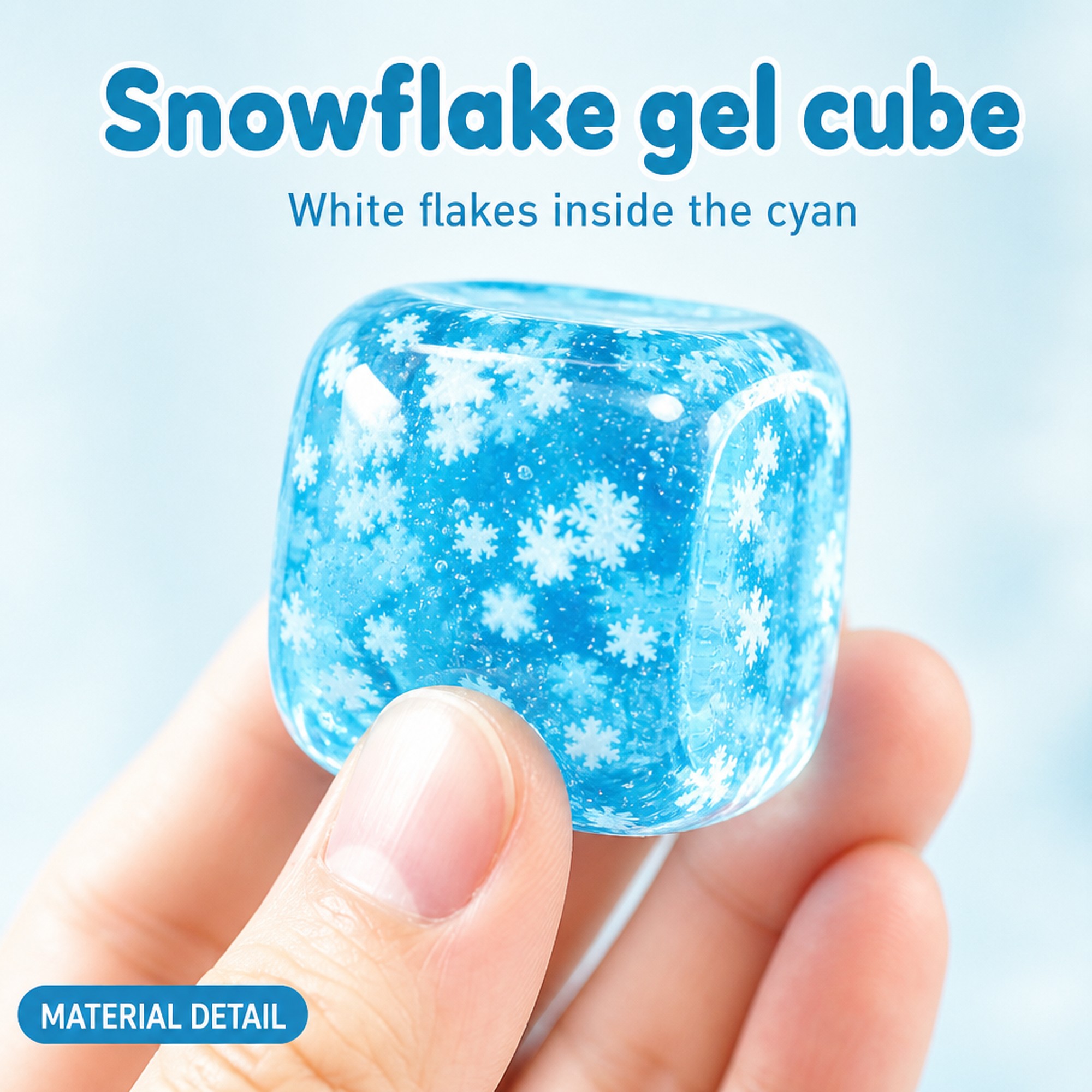 Snowflake Ice gel flakes