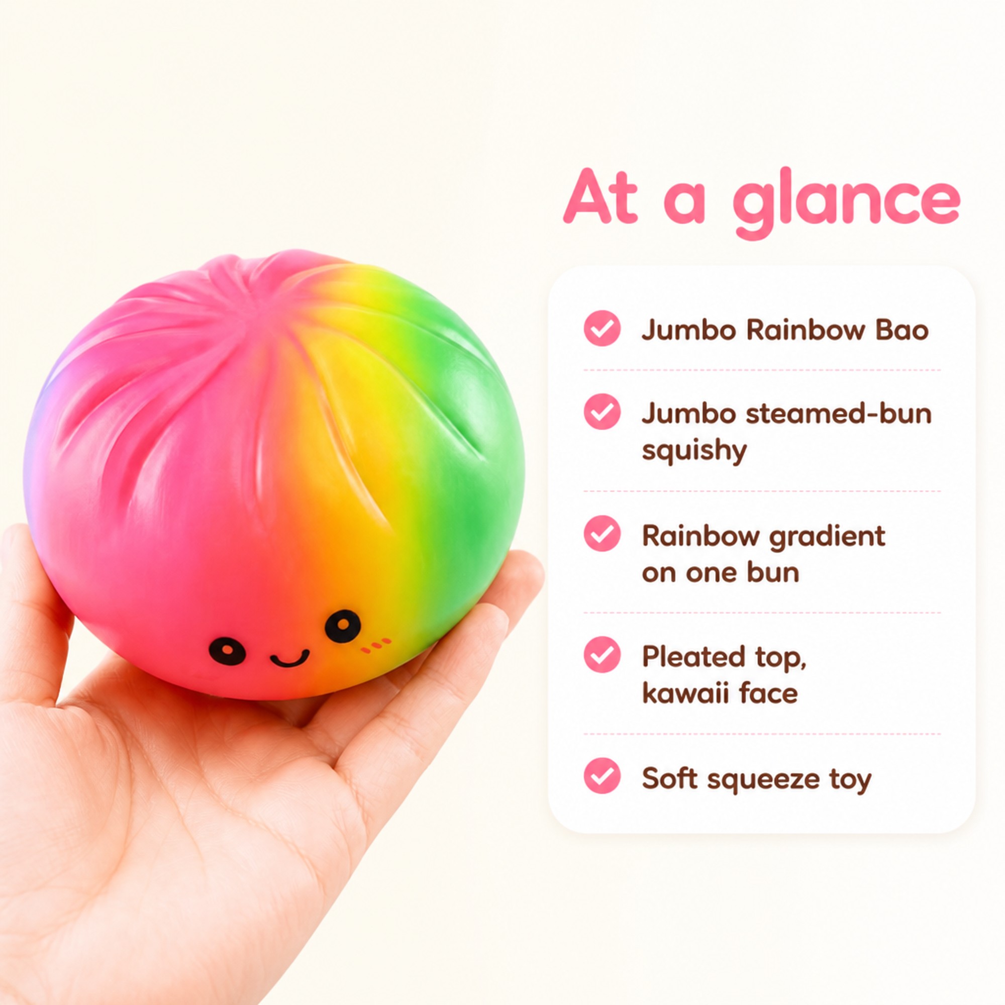 Jumbo Rainbow Bao at a glance