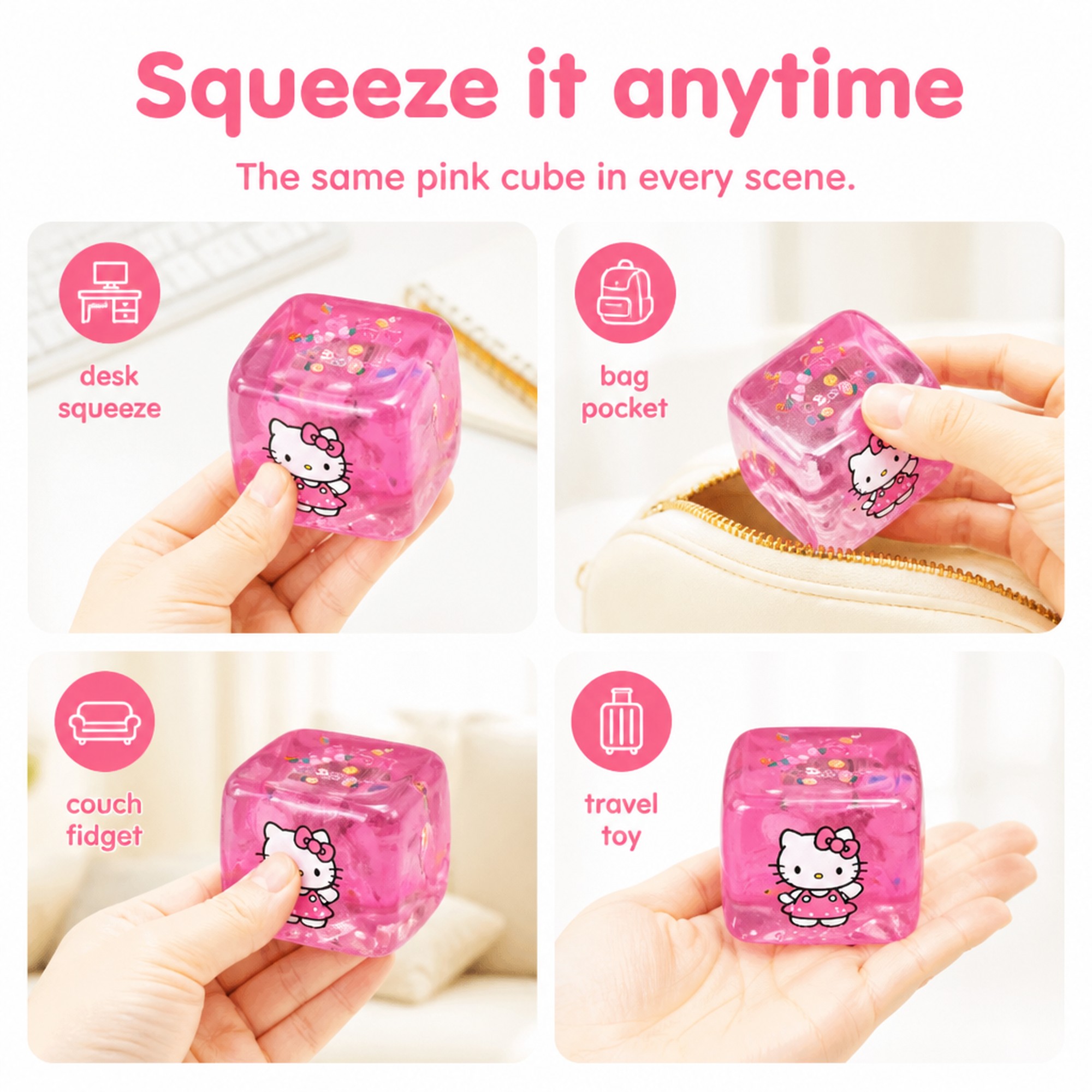 Pink Cat Cube use occasions