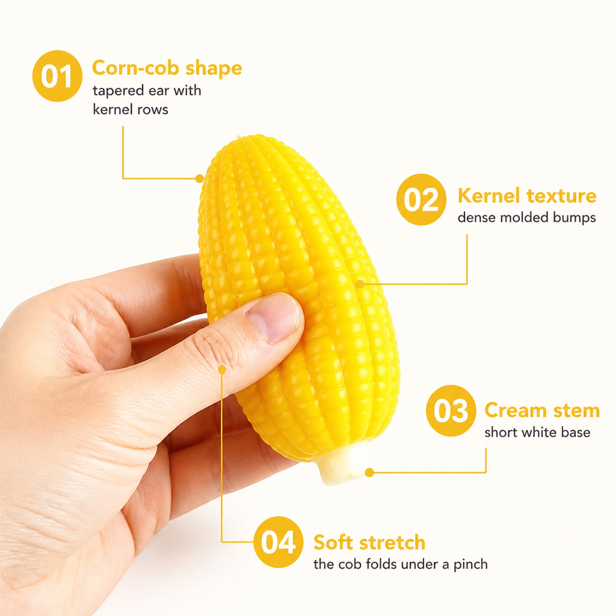 Stretch Corn features