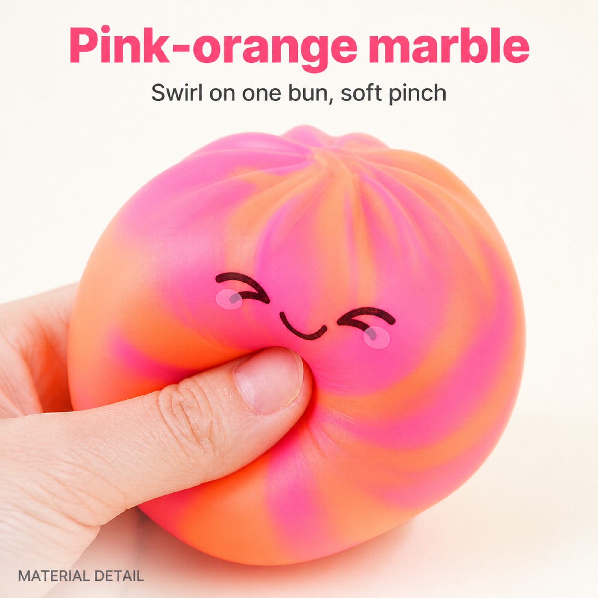 Pink Marble Bao marble swirl
