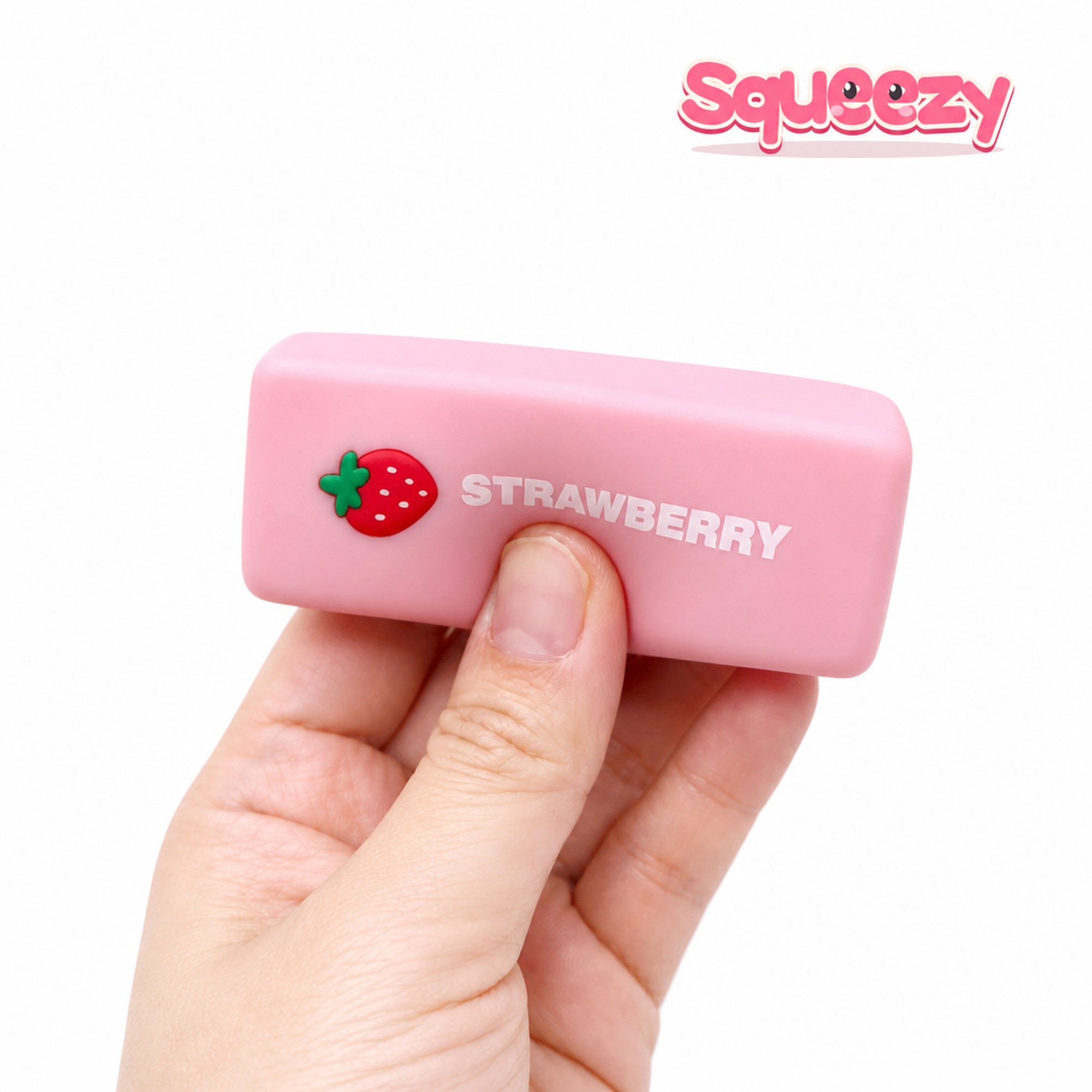 Strawberry Butter being squeezed