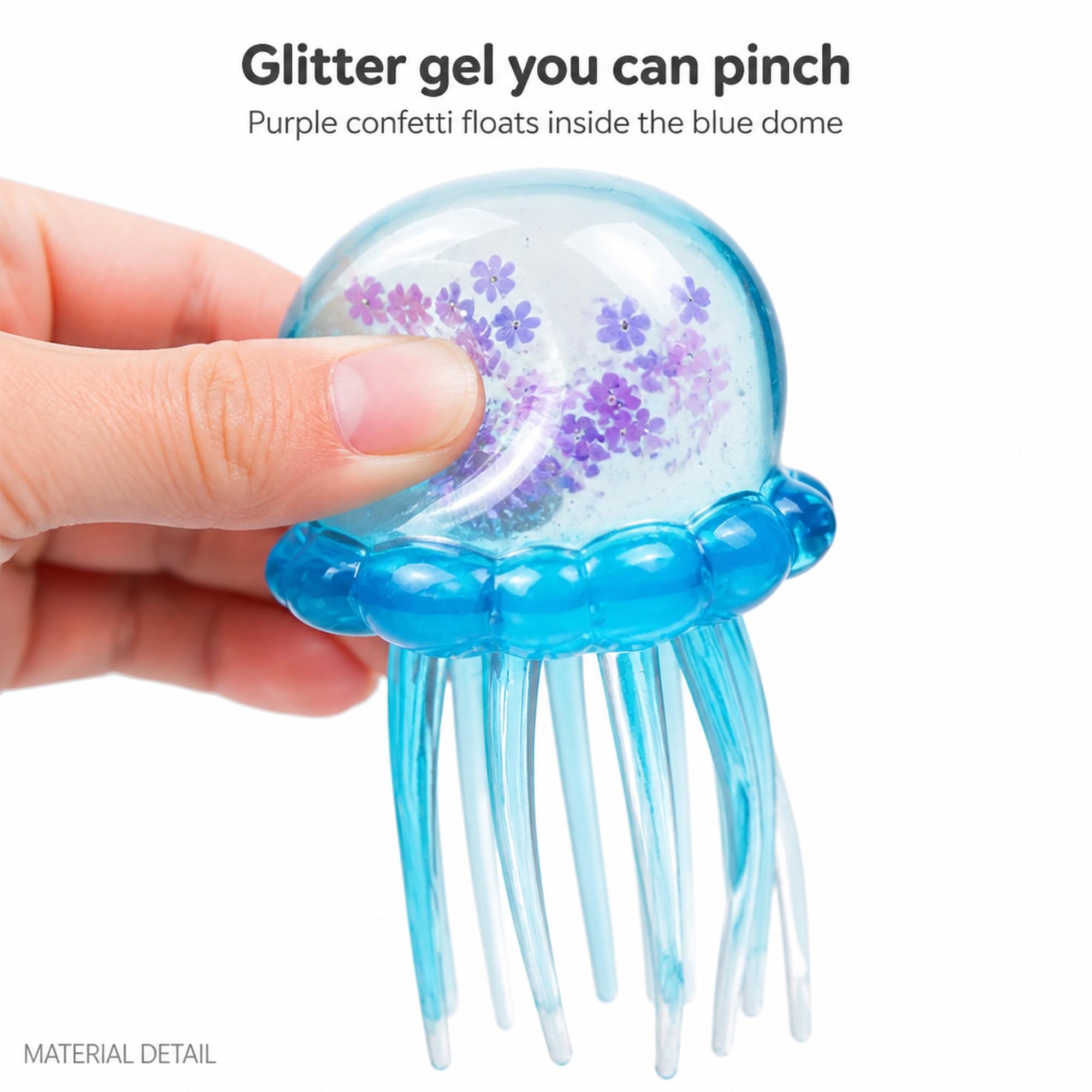 Glitter Jellyfish glitter bell