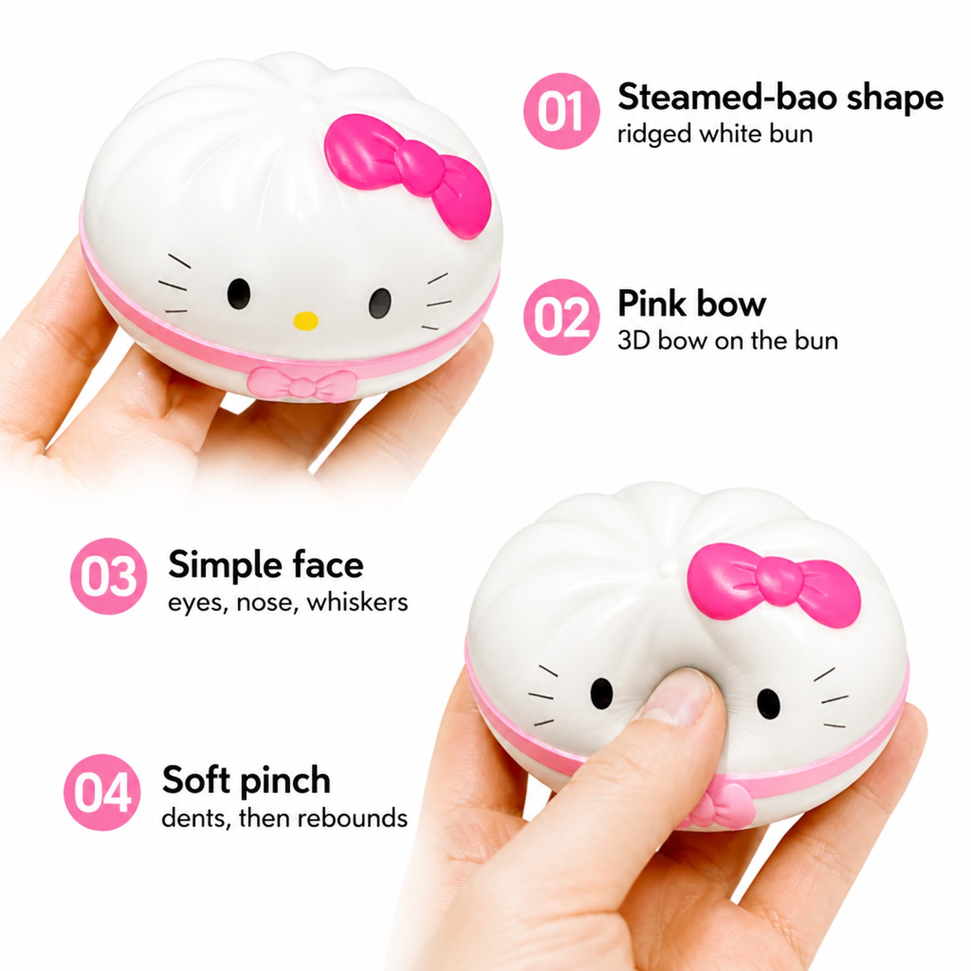 White Bow Bao features